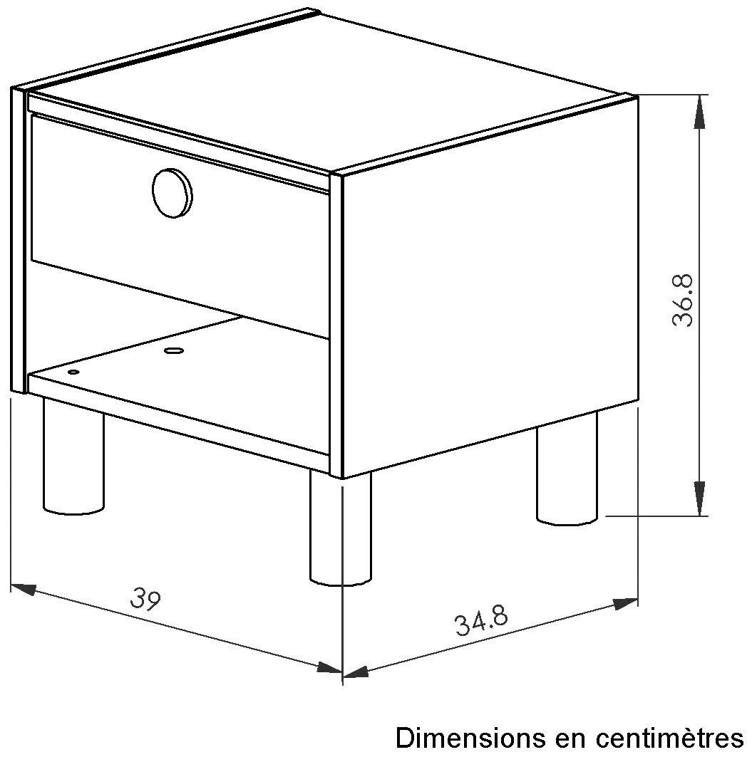 Gami Tienerkamerset Romy Elegant design voor een zachte en vrouwelijke sfeer. (4-delig)
