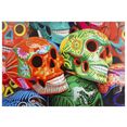 spiegelprofi gmbh decoratief paneel skulls exclusieve artprint (1 stuk) multicolor