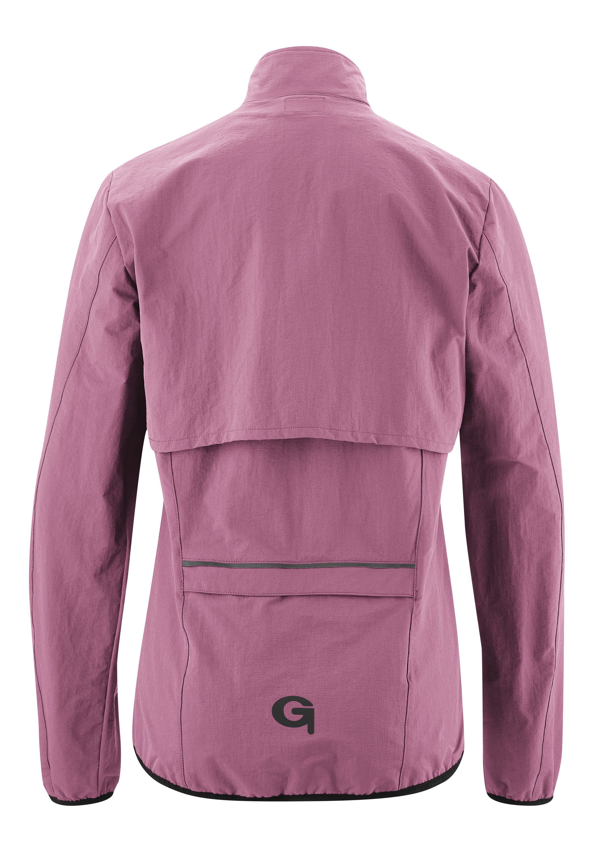 Gonso Fietsjack LANZADA Dames 2-in-1 jas, winddichte fietsjas met achterzak, windjack