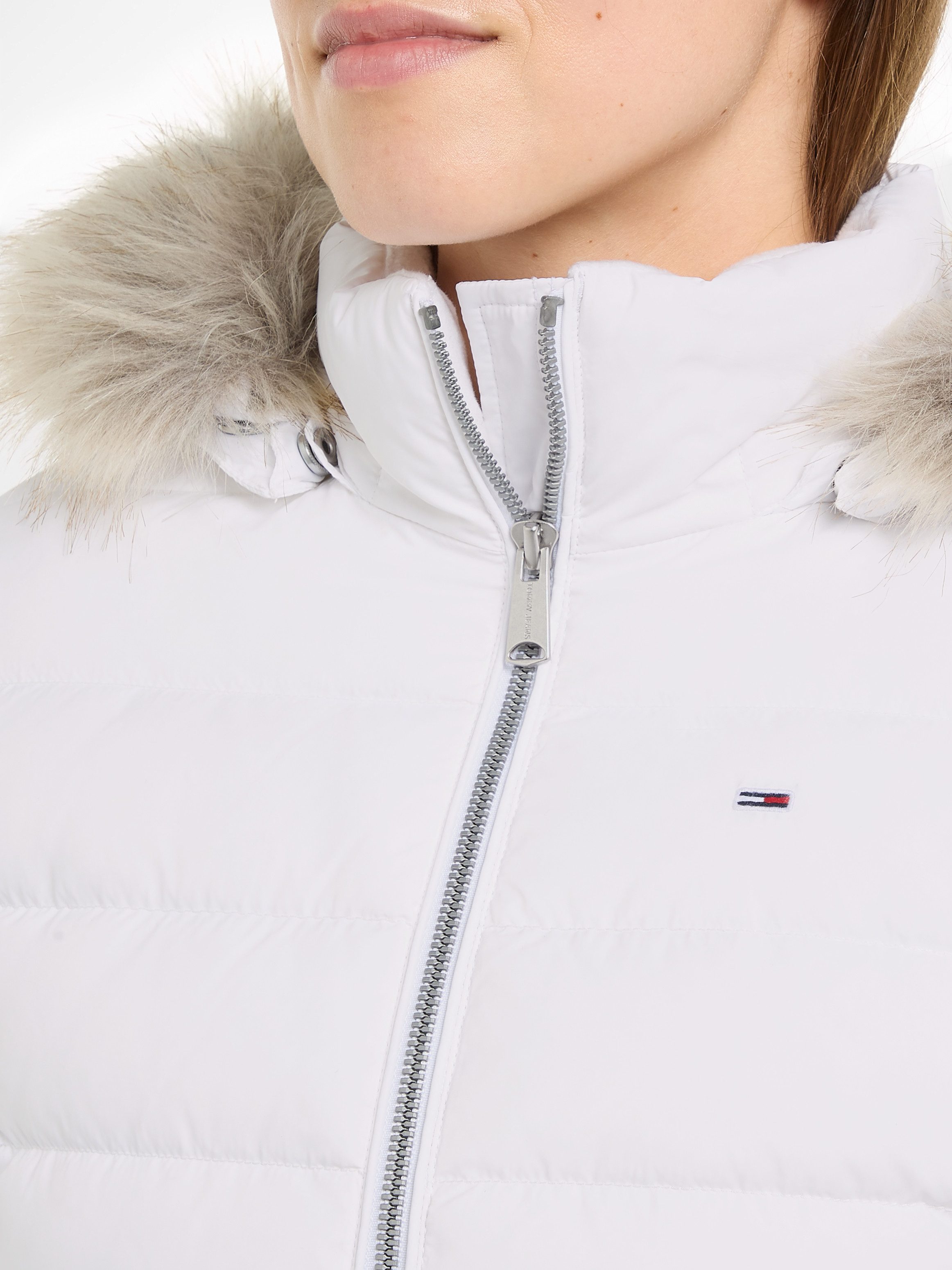 TOMMY JEANS Gewatteerde jas TJW BASIC HOODED DOWN JACKET EXT