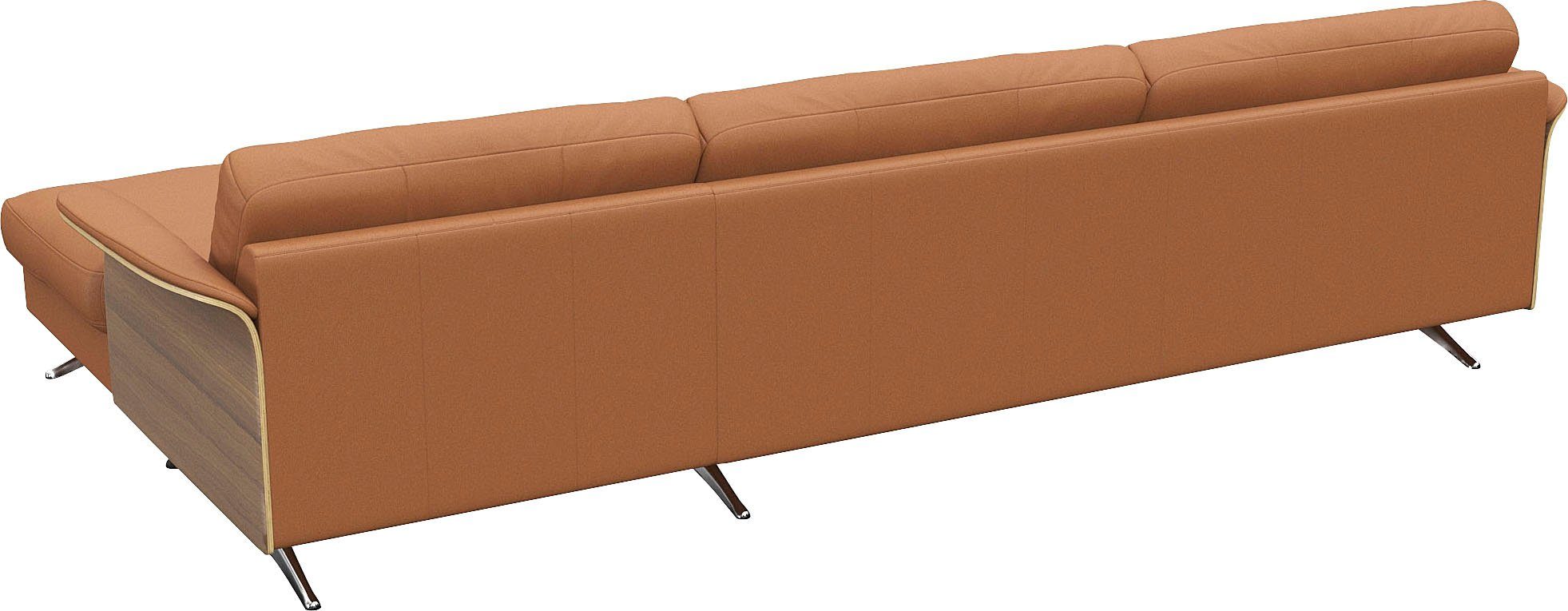 FLEXLUX Hoekbank Glow designbank, comfortabel en comfortabel door hoogwaardige zitconstructie