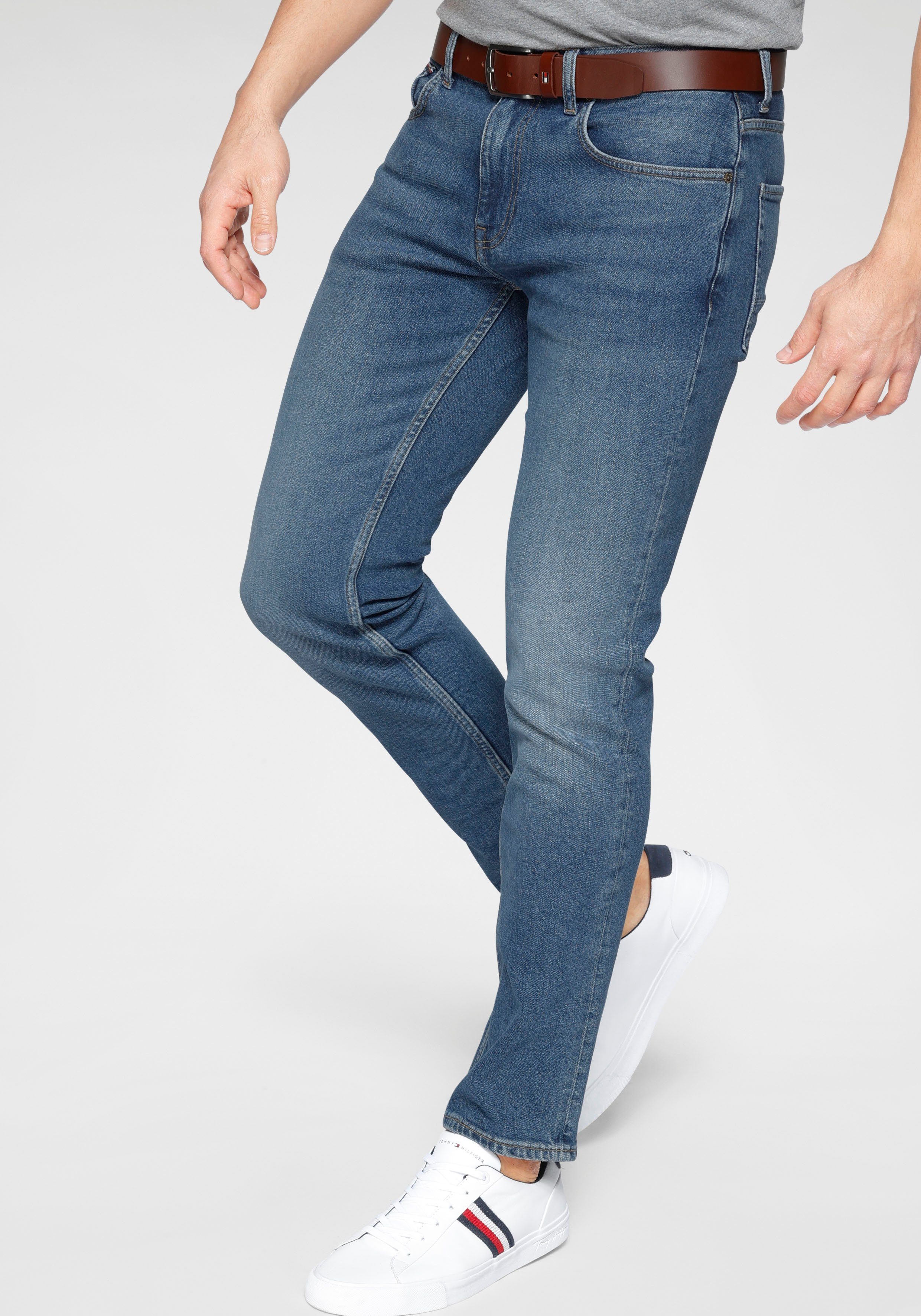Tommy Hilfiger Straight jeans Denton van katoen-denim met stretch