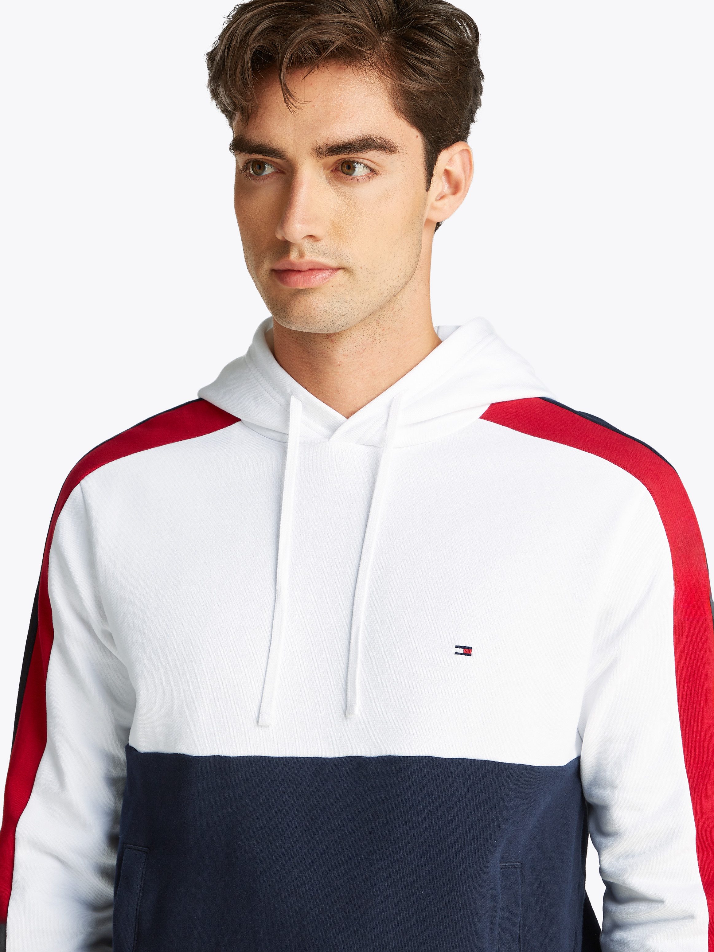 Tommy Hilfiger Hoodie GLOBAL STRIPE BLOCK HOODIE