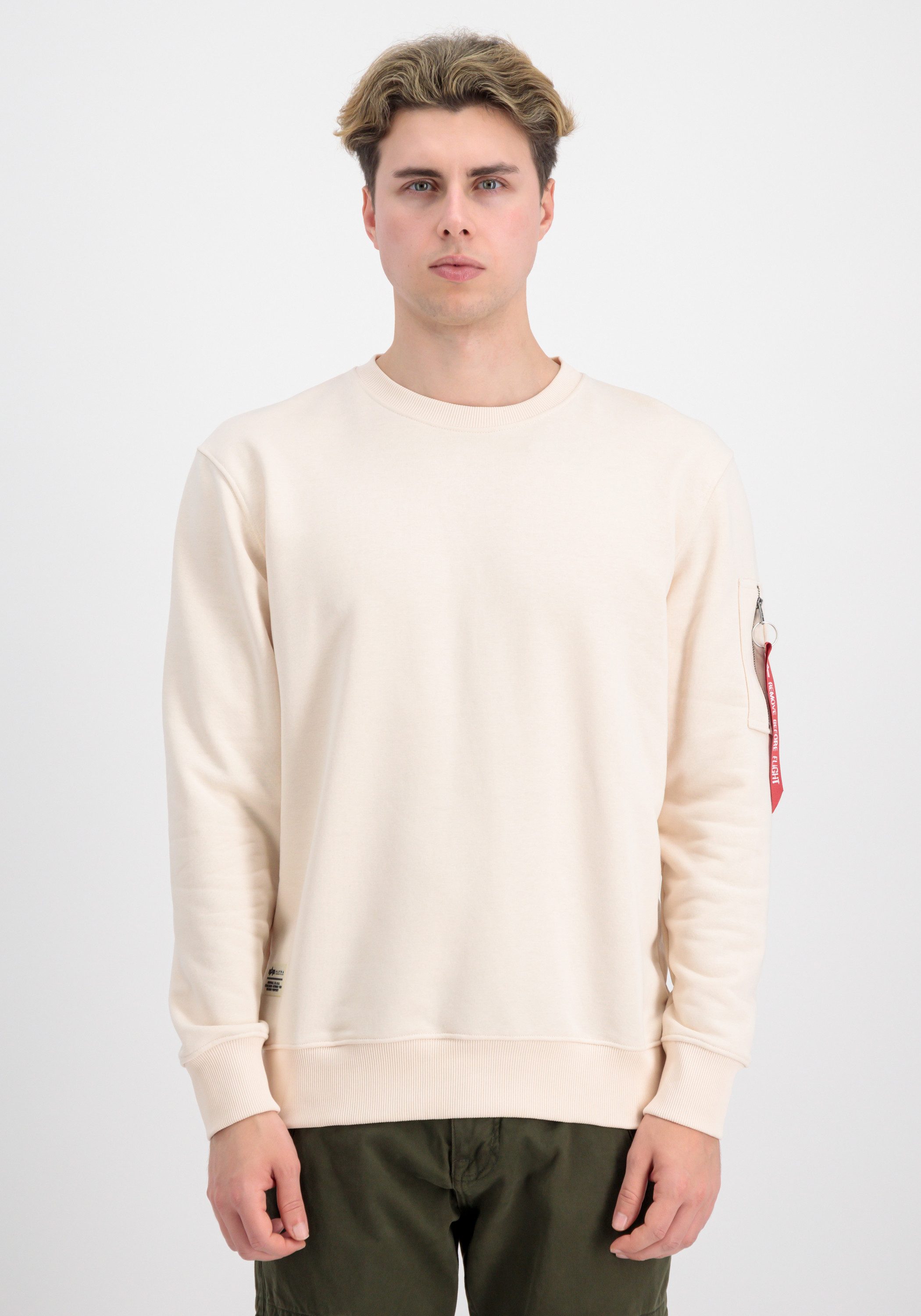 Alpha Industries Sweater Alpha Industries Men Sweatshirts USN Blood Chit Sweater