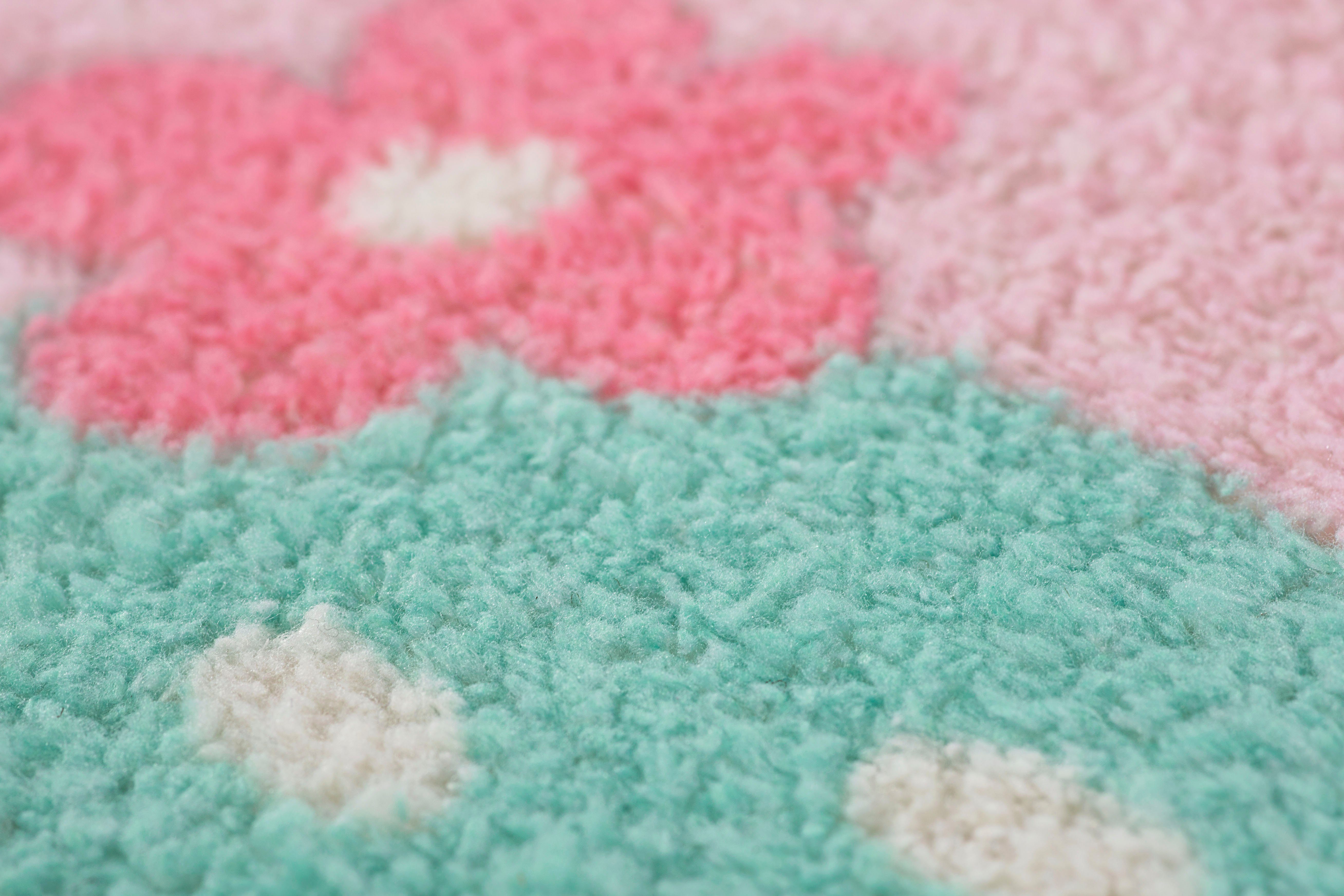 LUXOR living Kindervloerkleed Lama Lulu Lama-motief, pastelkleuren, kinderkamer