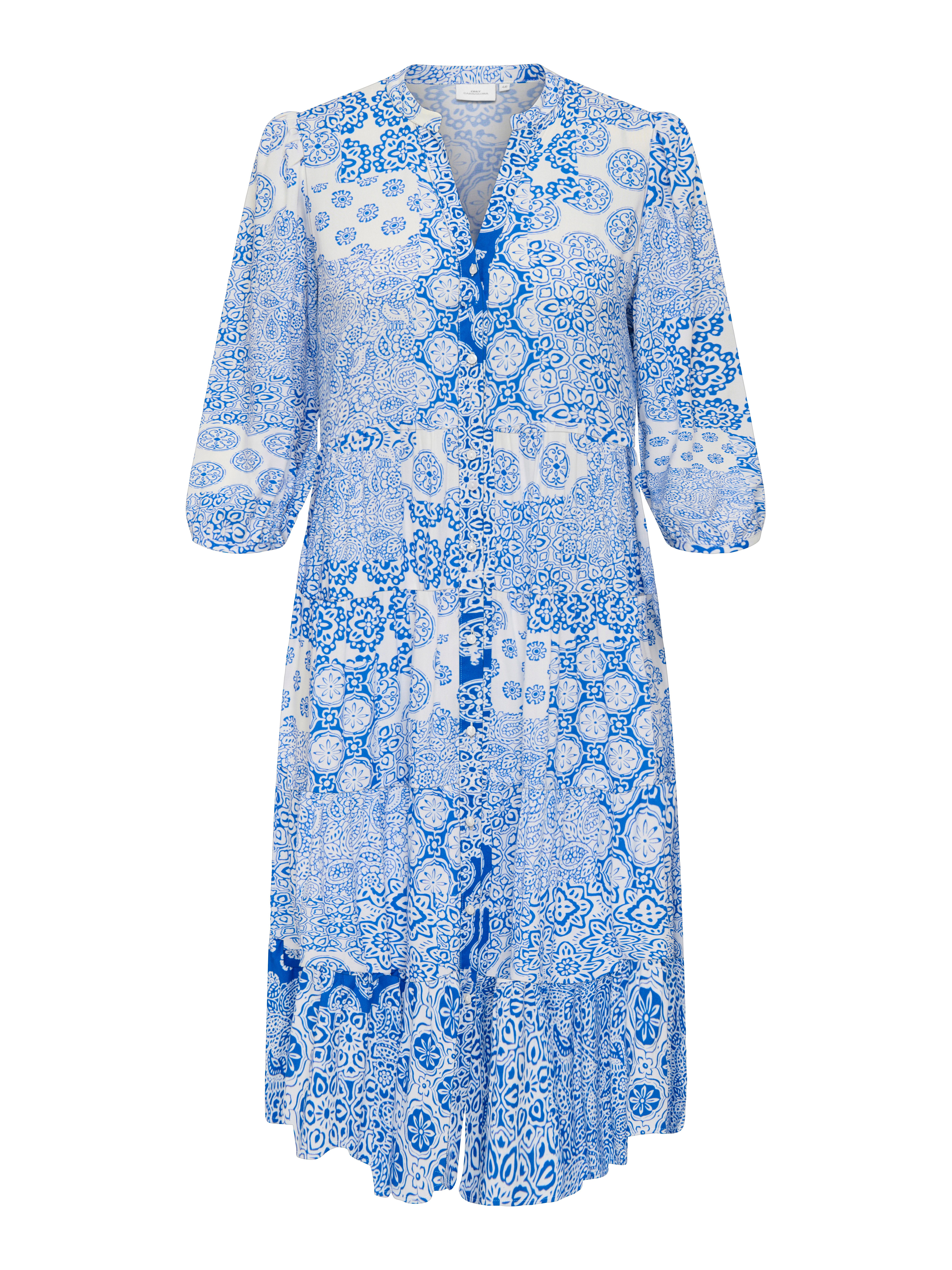 ONLY CARMAKOMA Tuniekjurk CARMILANA 3/4 DRESS WVN NOOS
