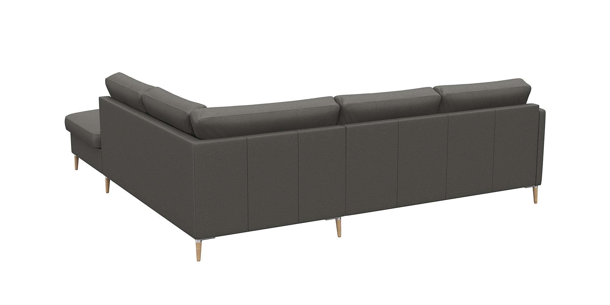 FLEXLUX Hoekbank Fiore, L-vorm, super comfortabel door koudschuim in de zitting