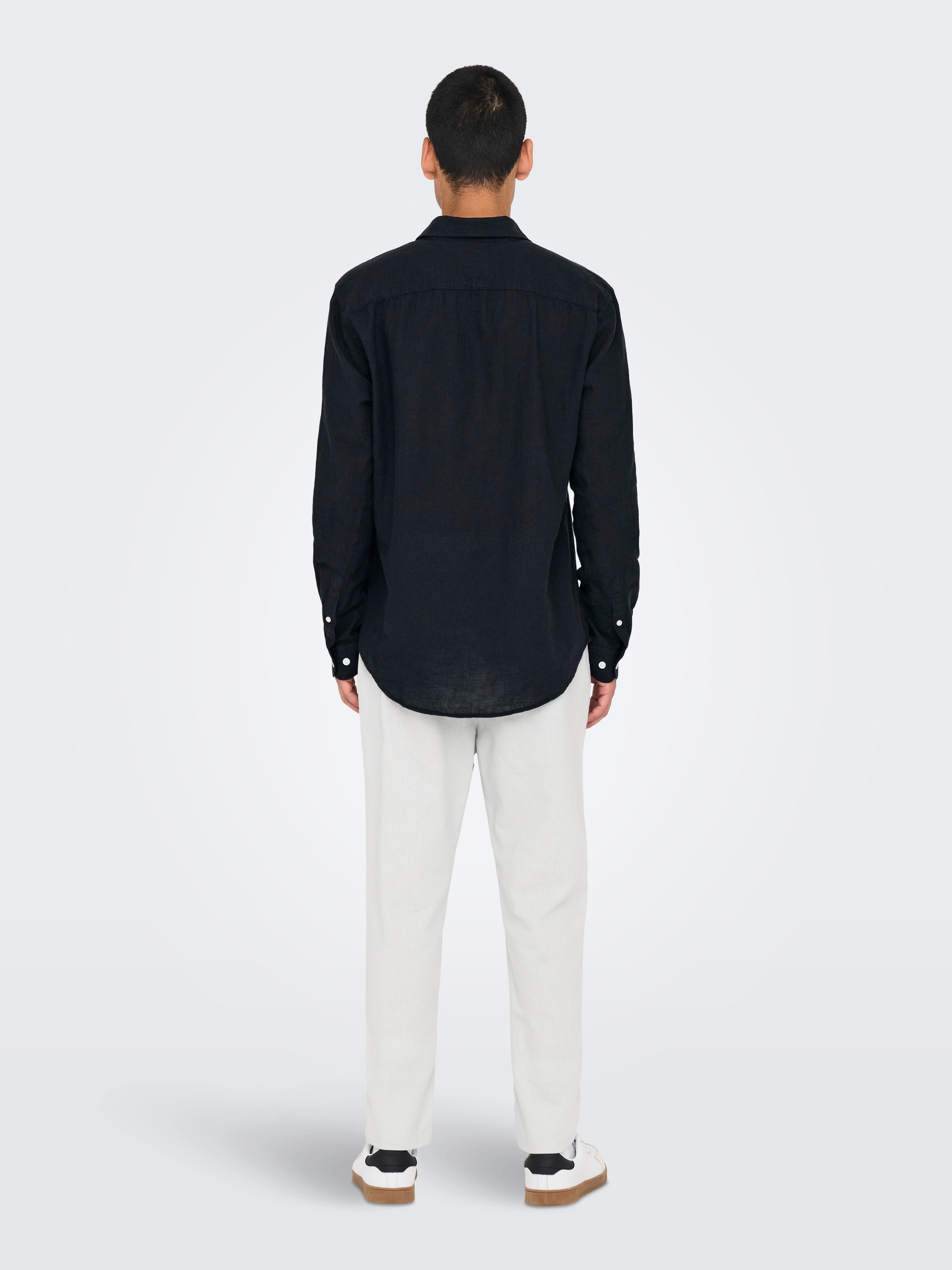 ONLY & SONS Overhemd met lange mouwen ONSCAIDEN LIFE REG LS 1 PKT SHIRT NOOS