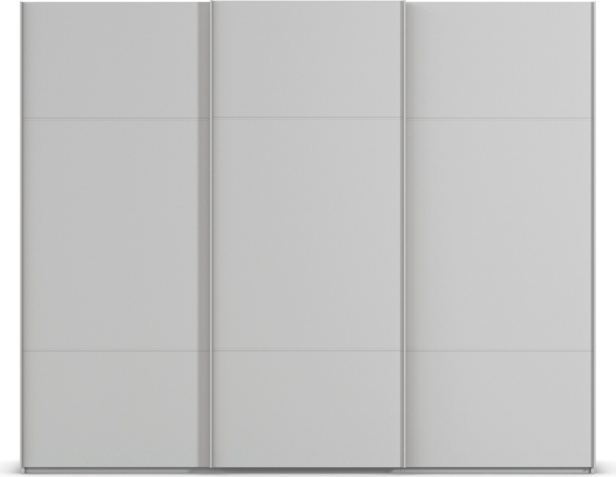 rauch Schuifdeurkast Kledingkast kast garderobe slaapkamerkast SCALE-TRIO edel drievoudig front, 2 sierlijsten in grepen kleur made in germany
