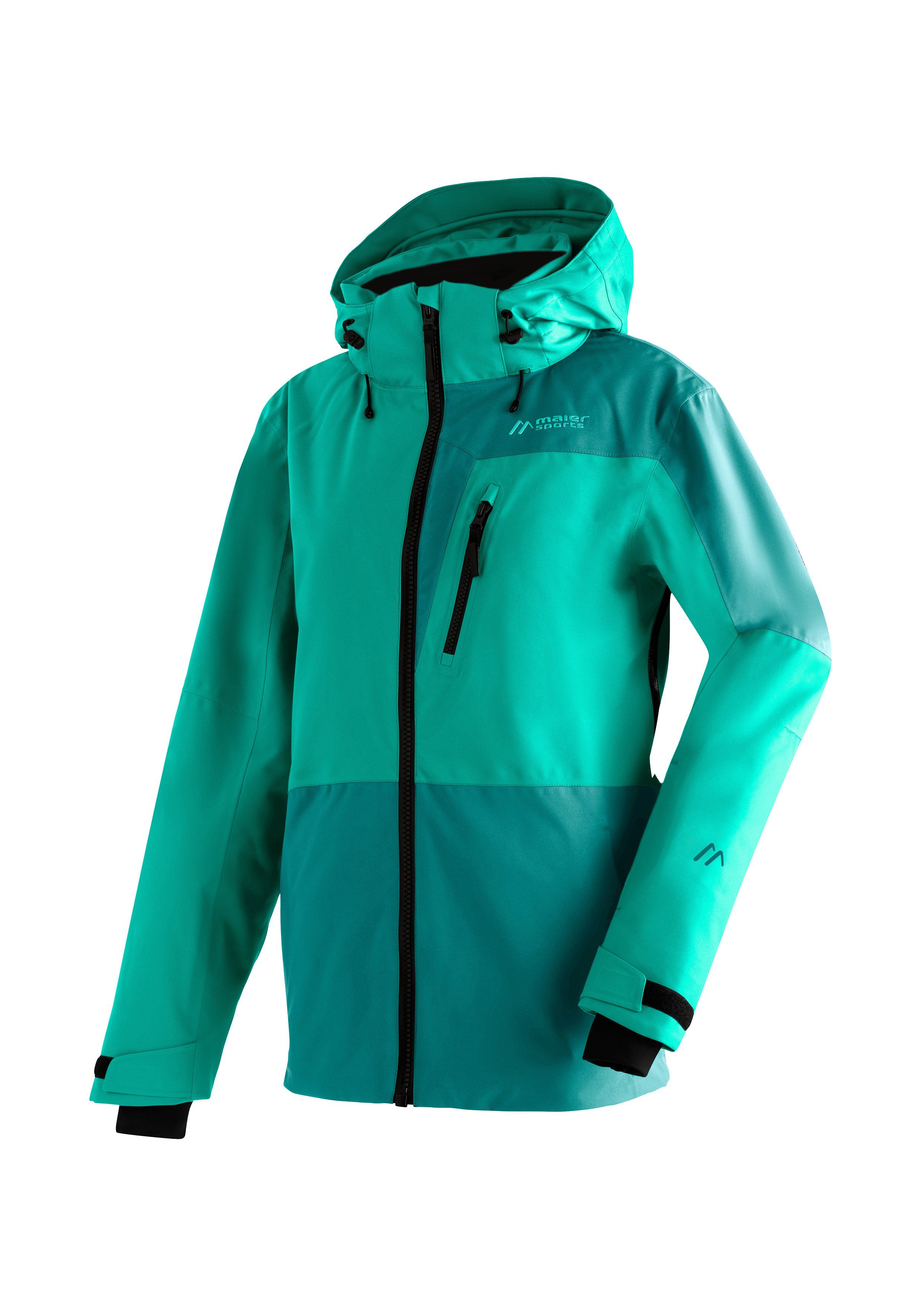 Maier Sports Ski-jack Favik W ademende dames ski-jack, waterdichte en winddichte winterjas dames jassen maat 38 groen