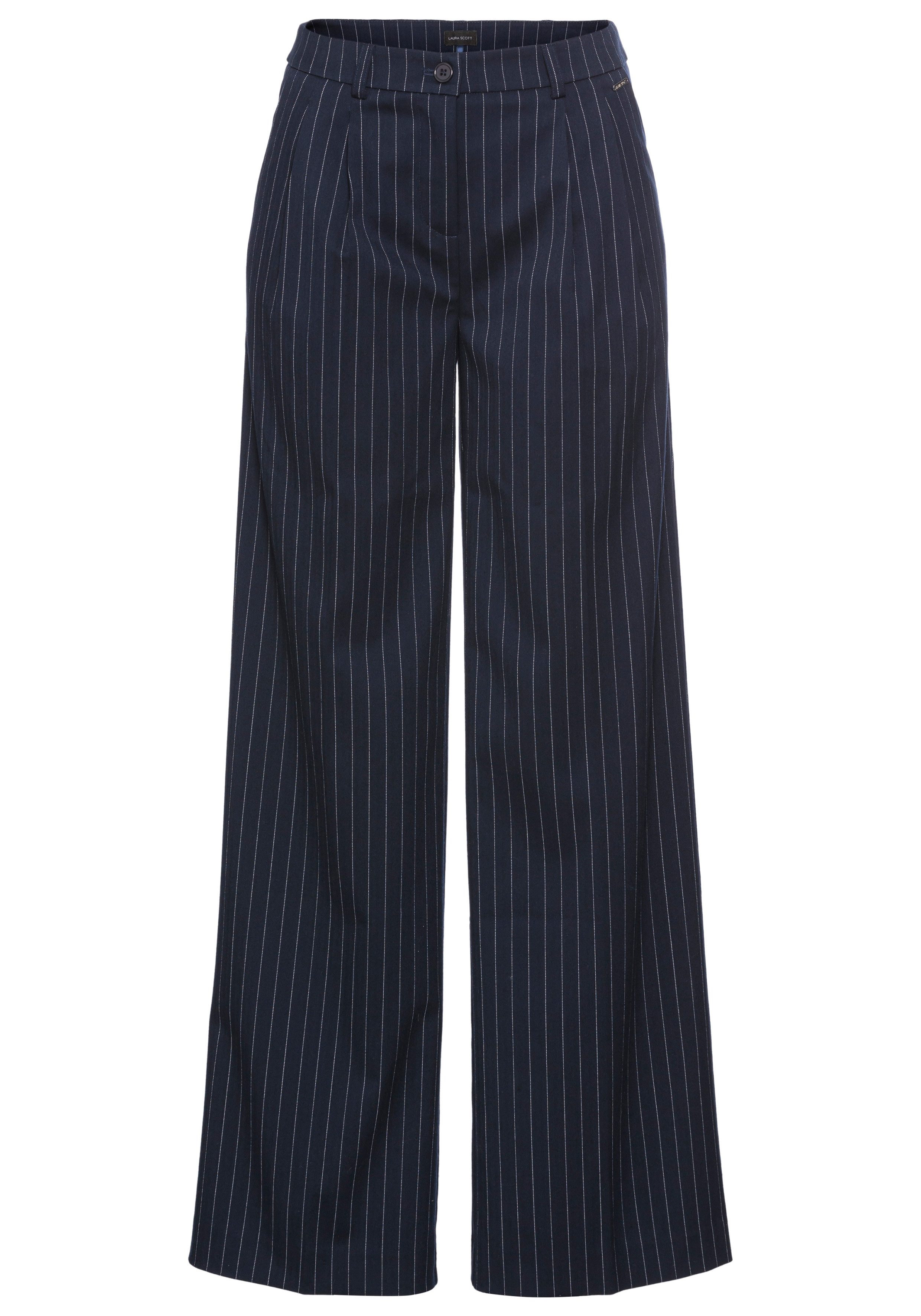 Laura Scott Pantalon met krijtstrepen