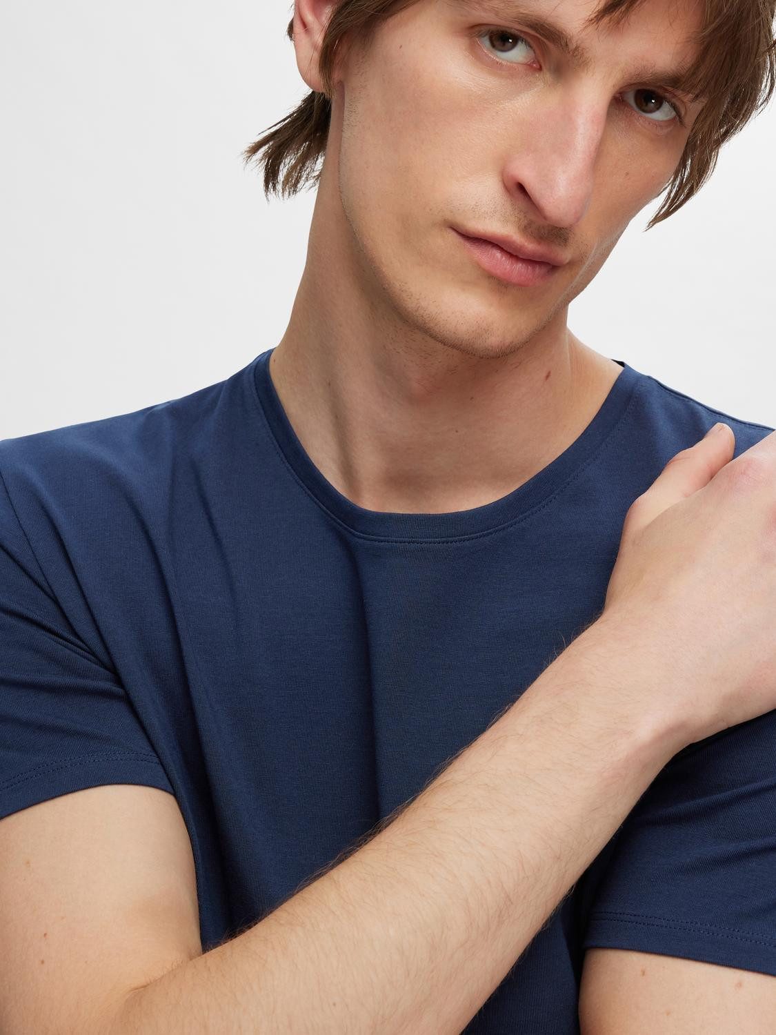 SELECTED HOMME T-shirt SLHROLAND SS O-NECK TEE 3-PACK NOOS