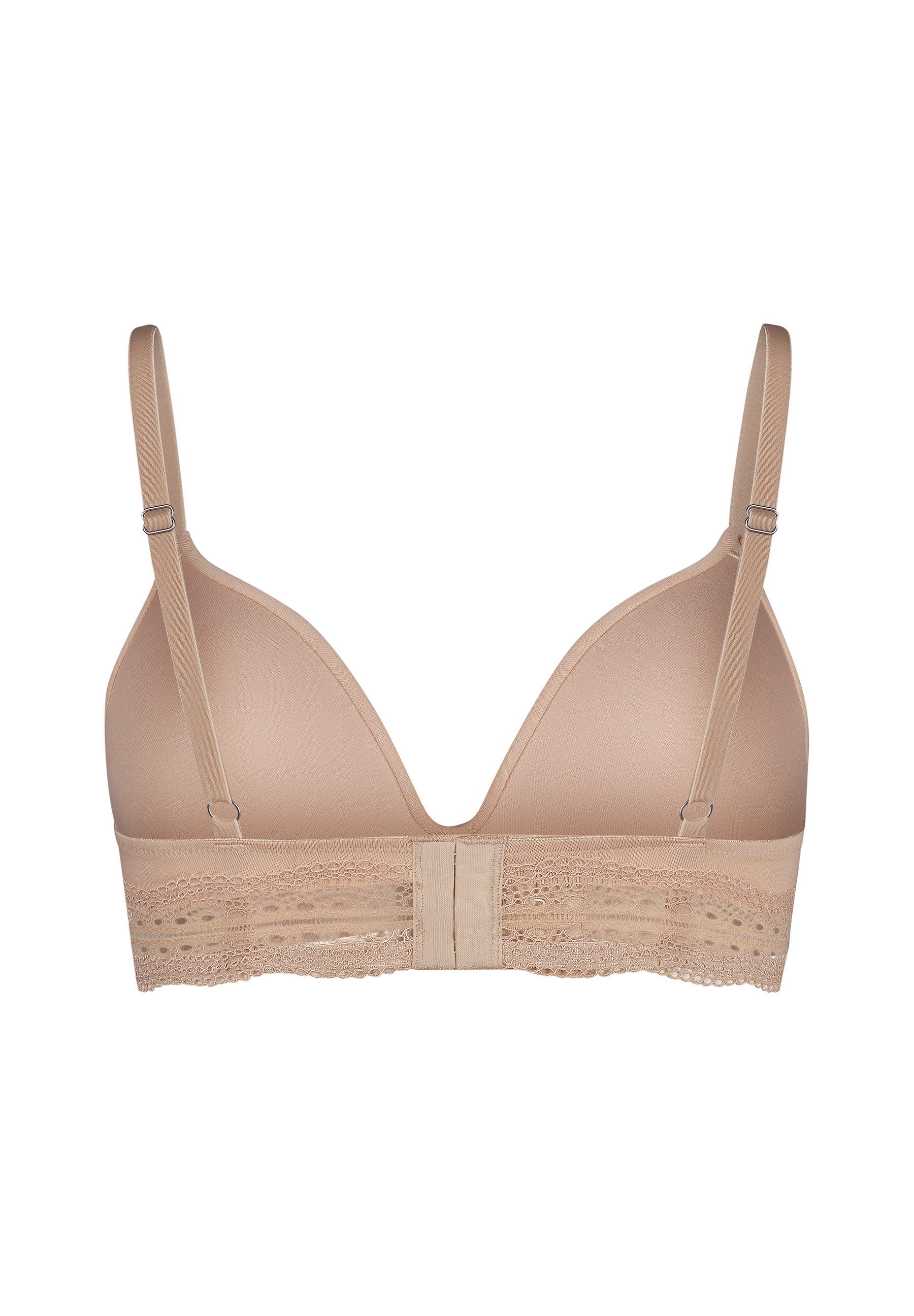 Skiny® Triangel-bh Classicotton Fijne kant aan de achterzijde van de onderborstband