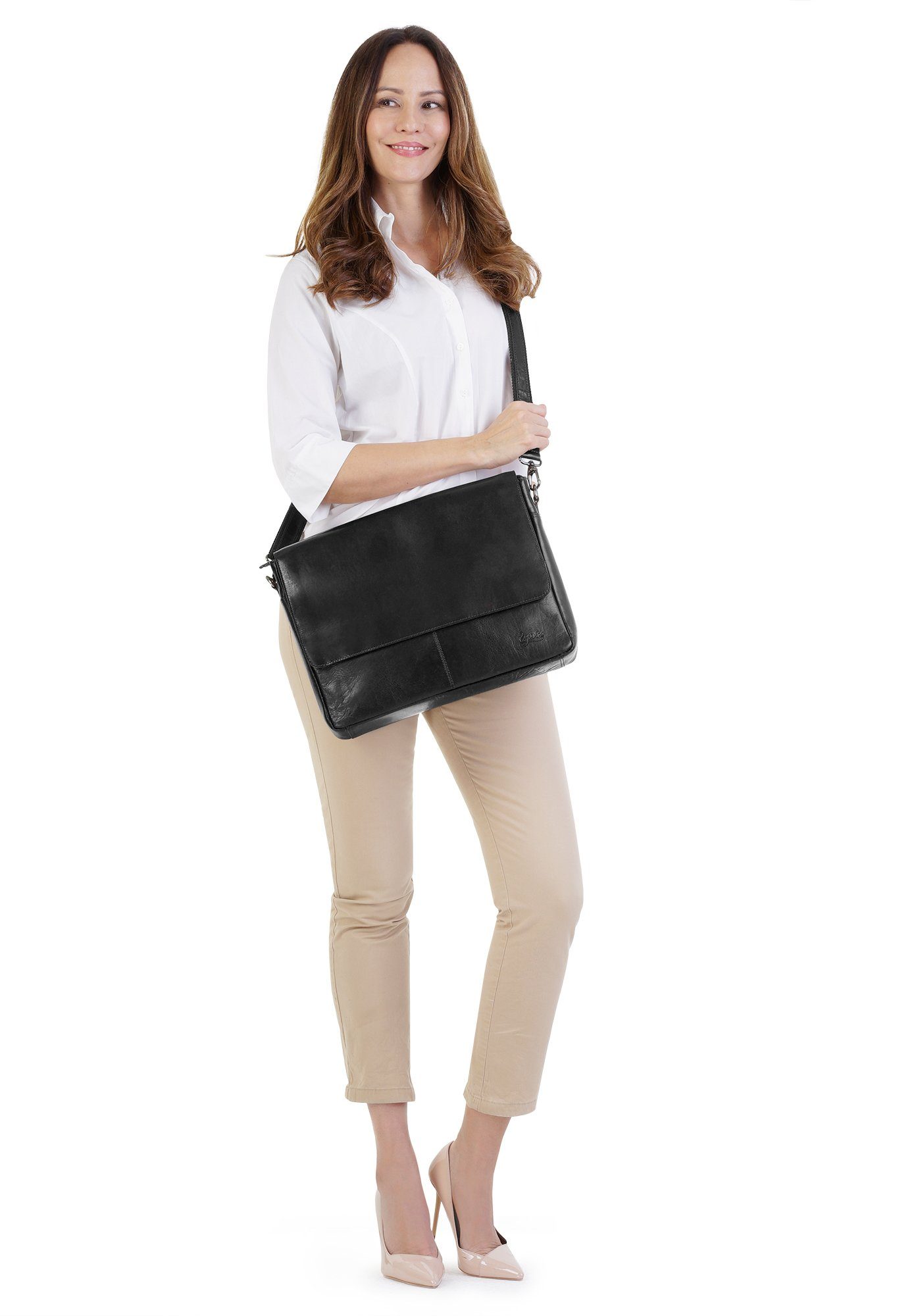 X-Zone Messenger Bag echt leder