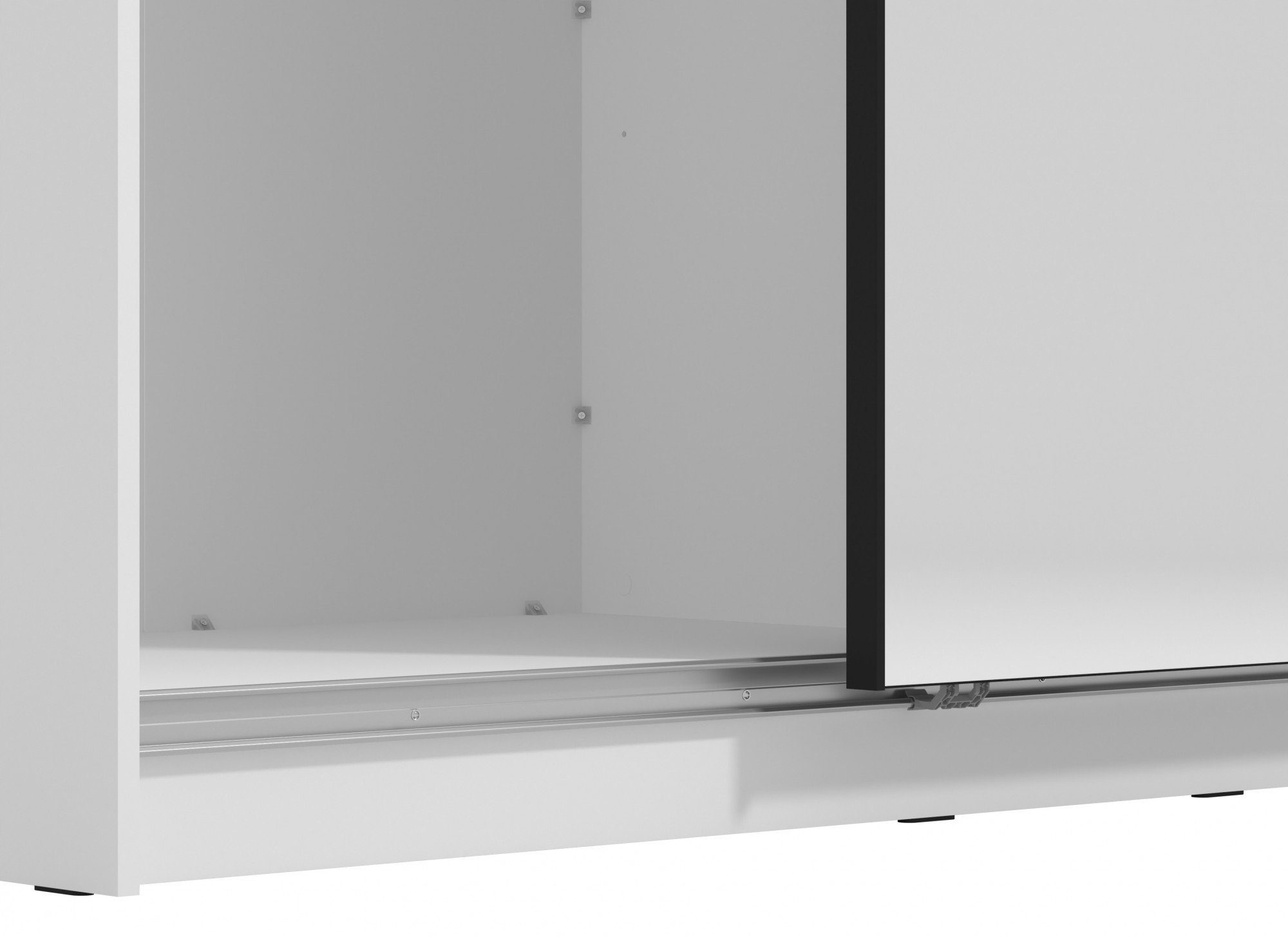 INOSIGN Zweefdeurkast Sierra kledingkast met spiegel linnenkast garderobe Topseller INCLUSIEF interne indeling, FSC®-gecertificeerd, OTTOs Choice