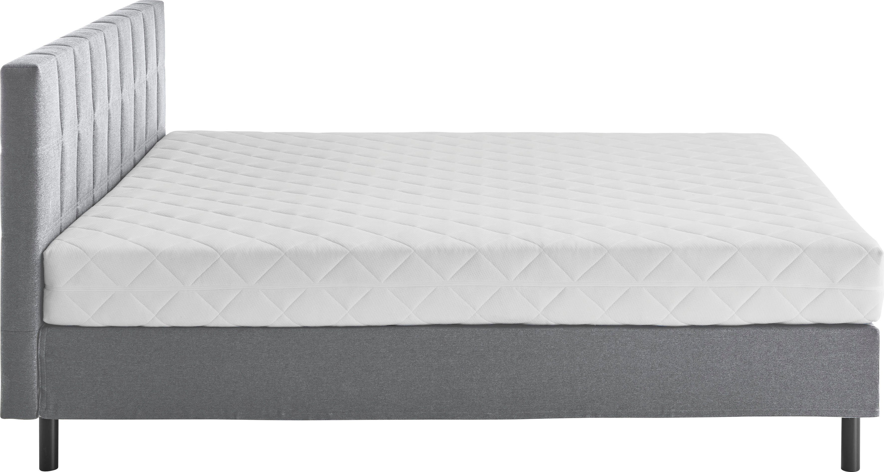 ATLANTIC home collection Boxspring NIKOLA Massief houten poten, met/zonder matras, verkrijgbaar in H2 en H3