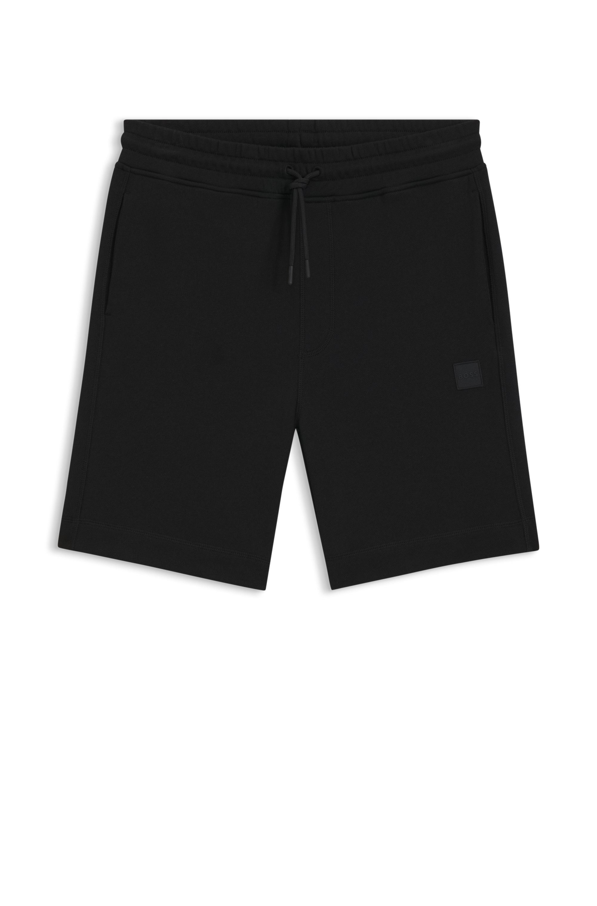 Boss Orange Sweatshort Sewalk met boss-merklabel