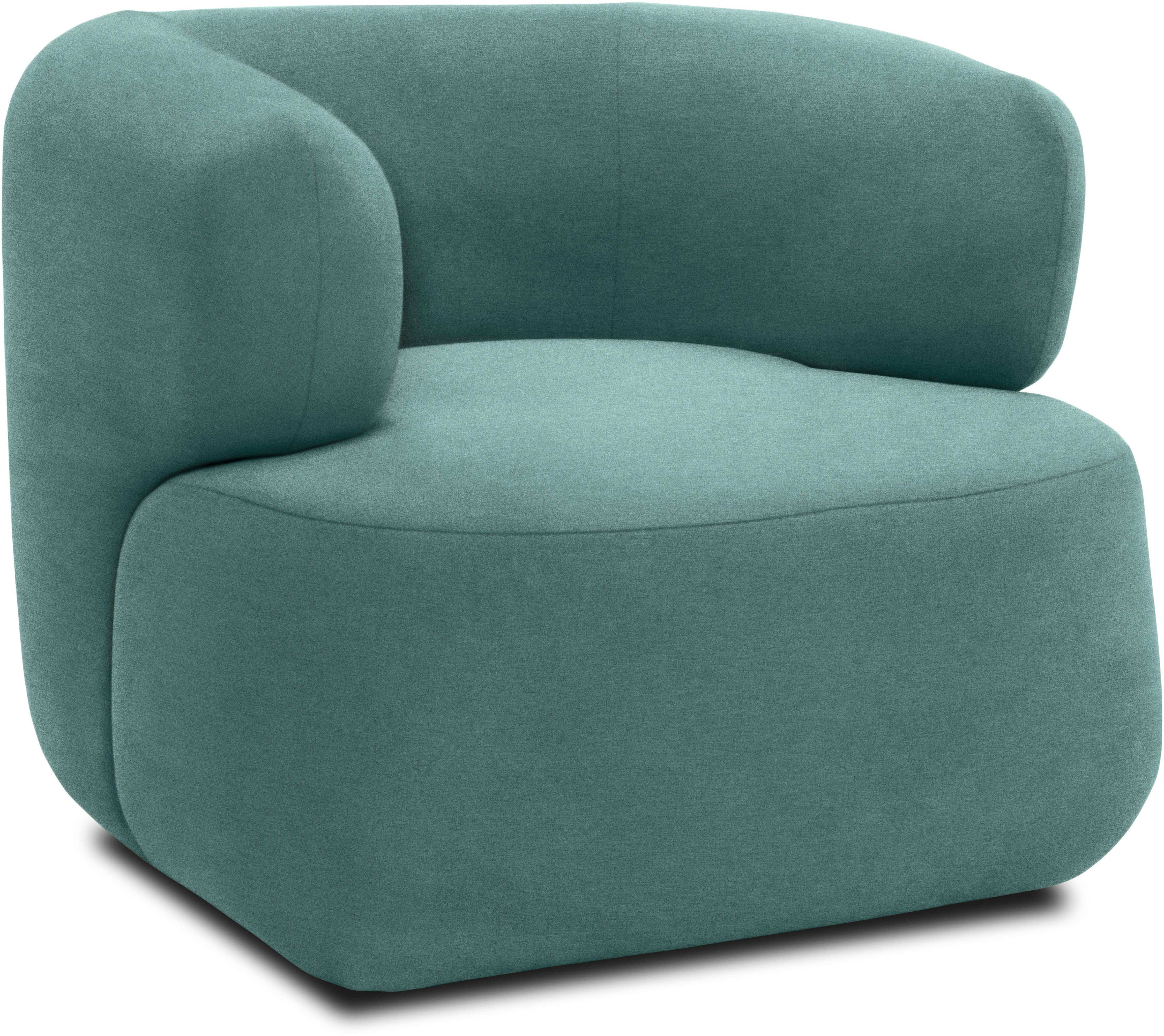 DOMO collection Fauteuil 800012 ontwerpstoel, comfortabel en elegant, organische vormtaal
