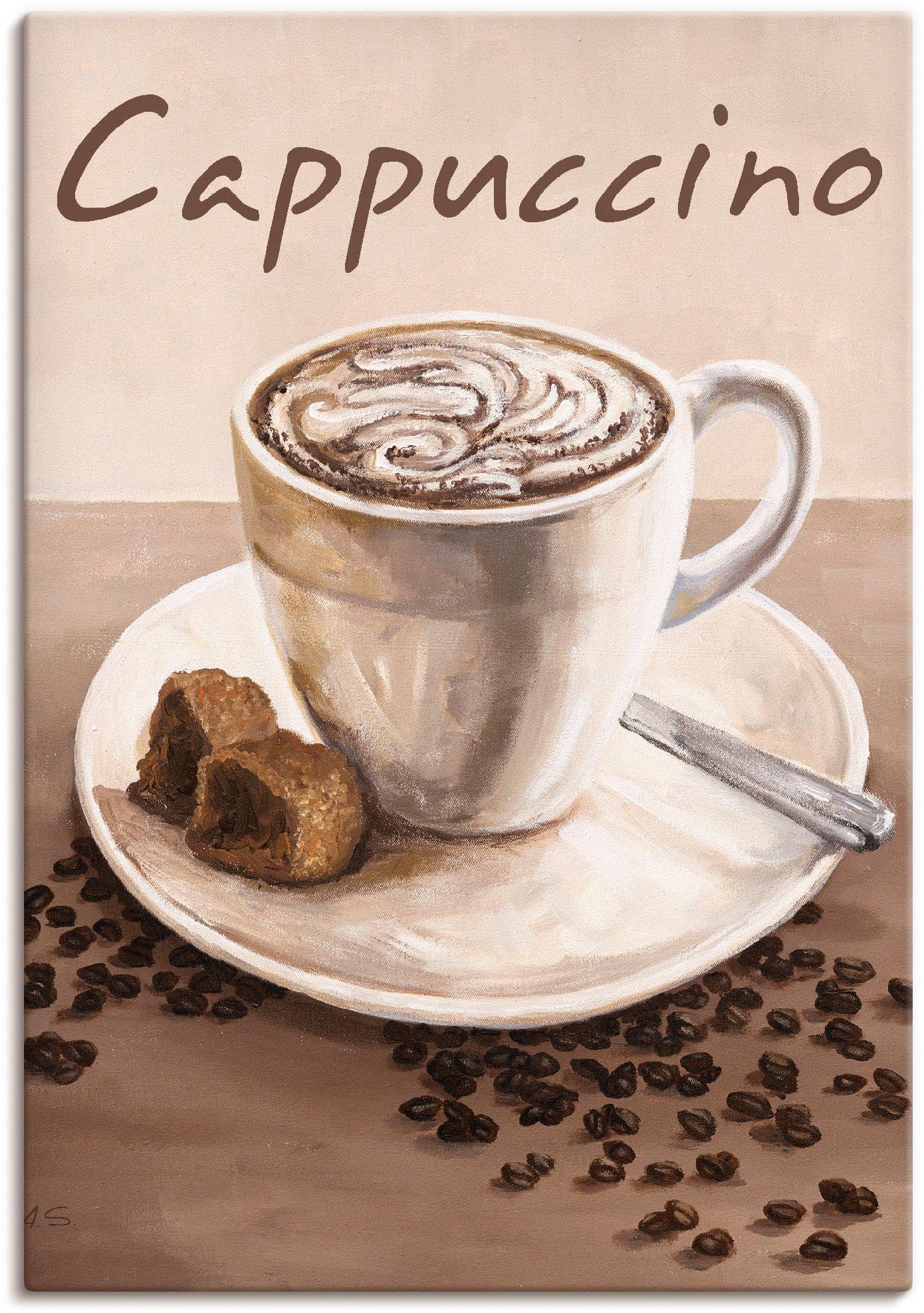 Artland Artprint Cappuccino koffie in vele afmetingen & productsoorten artprint van aluminium-artpri