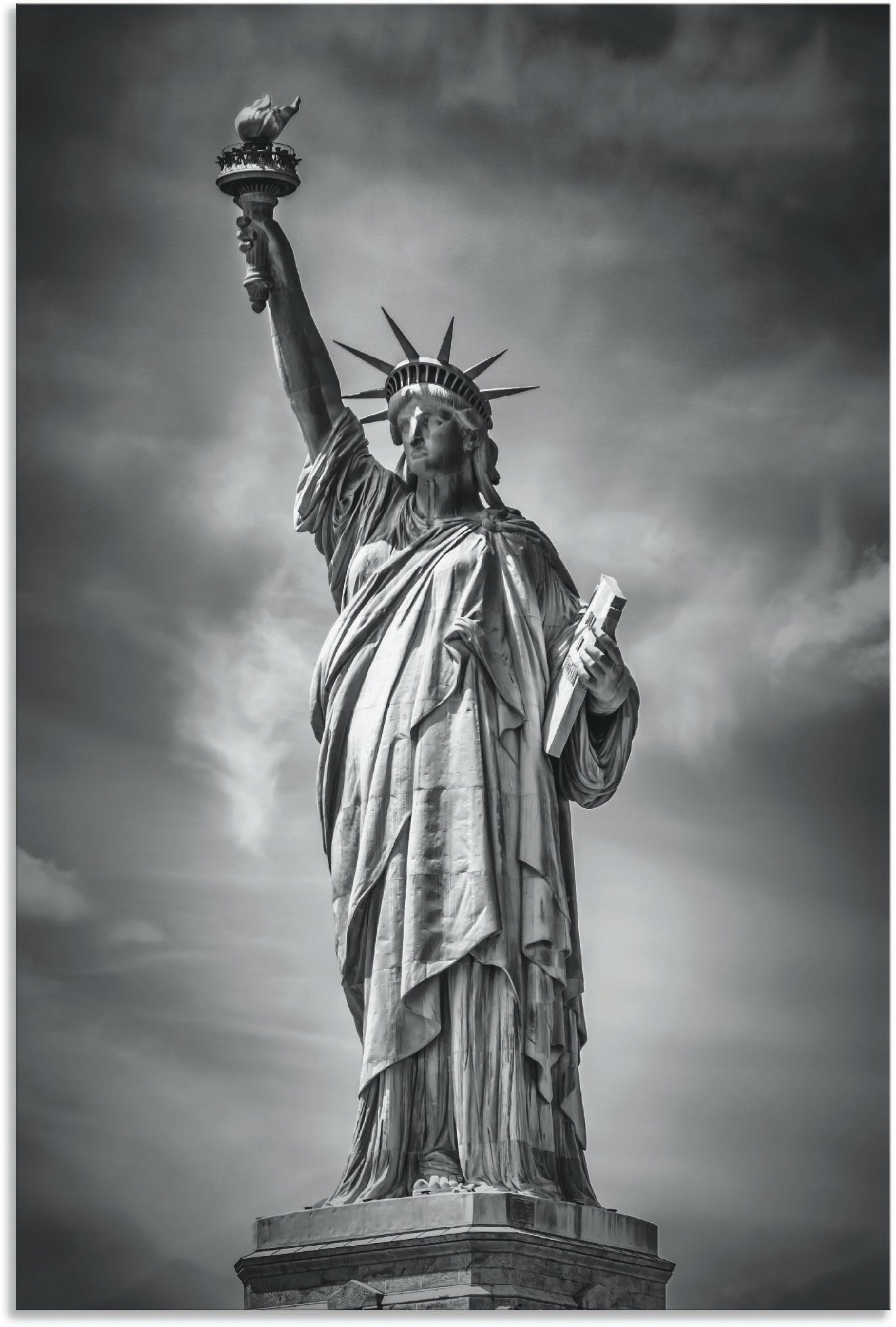 Artland Artprint New York City Freiheitsstatue II in vele afmetingen & productsoorten - artprint van aluminium / artprint voor buiten, artprint op linnen, poster, muursticker / wan
