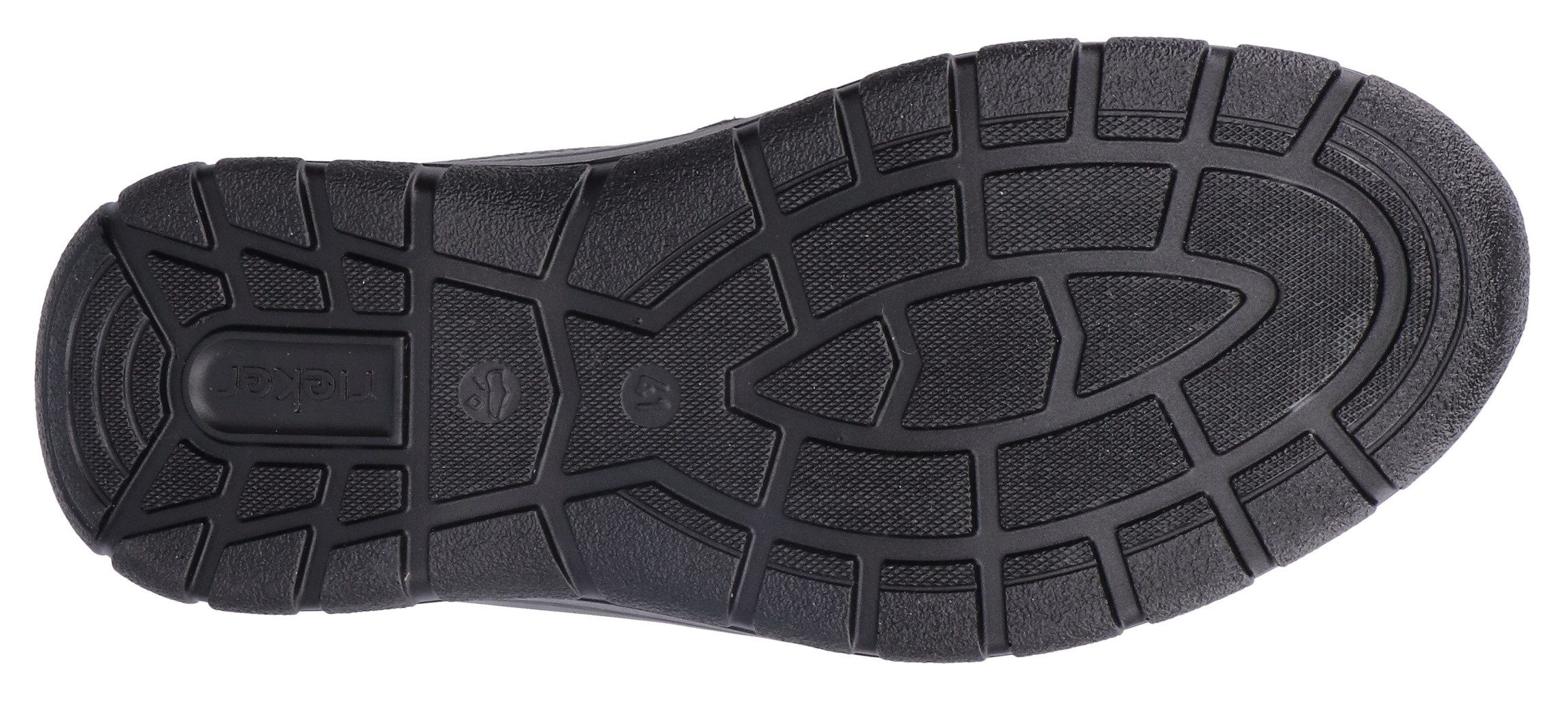 Rieker Winterlaarzen enkellaars, comfort schoen met twee praktische ritssluitingen