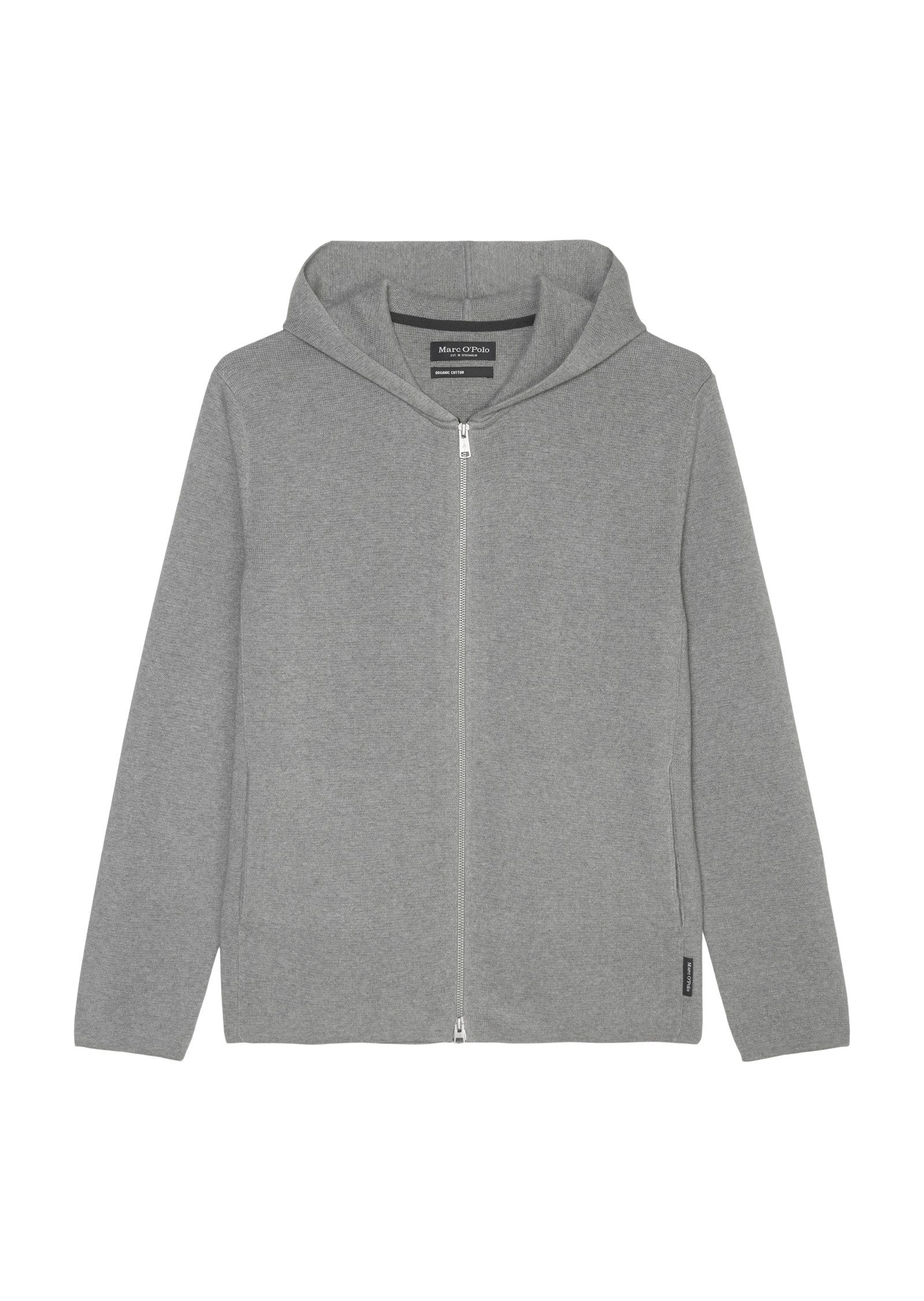 Marc O'Polo Capuchonvest met tweewegrits