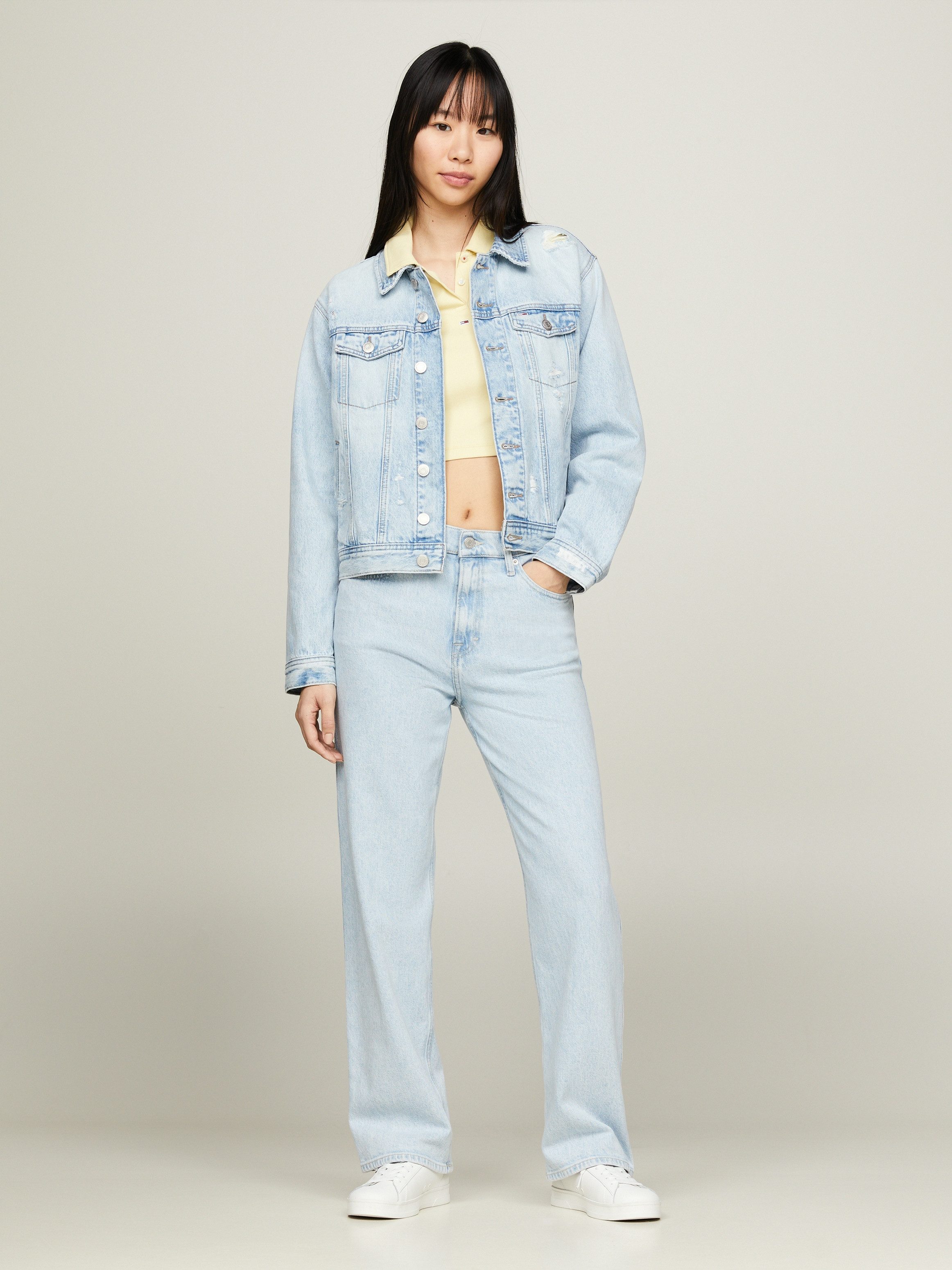 TOMMY JEANS Wijde jeans Betsy Mid Rise in five-pocketsstijl