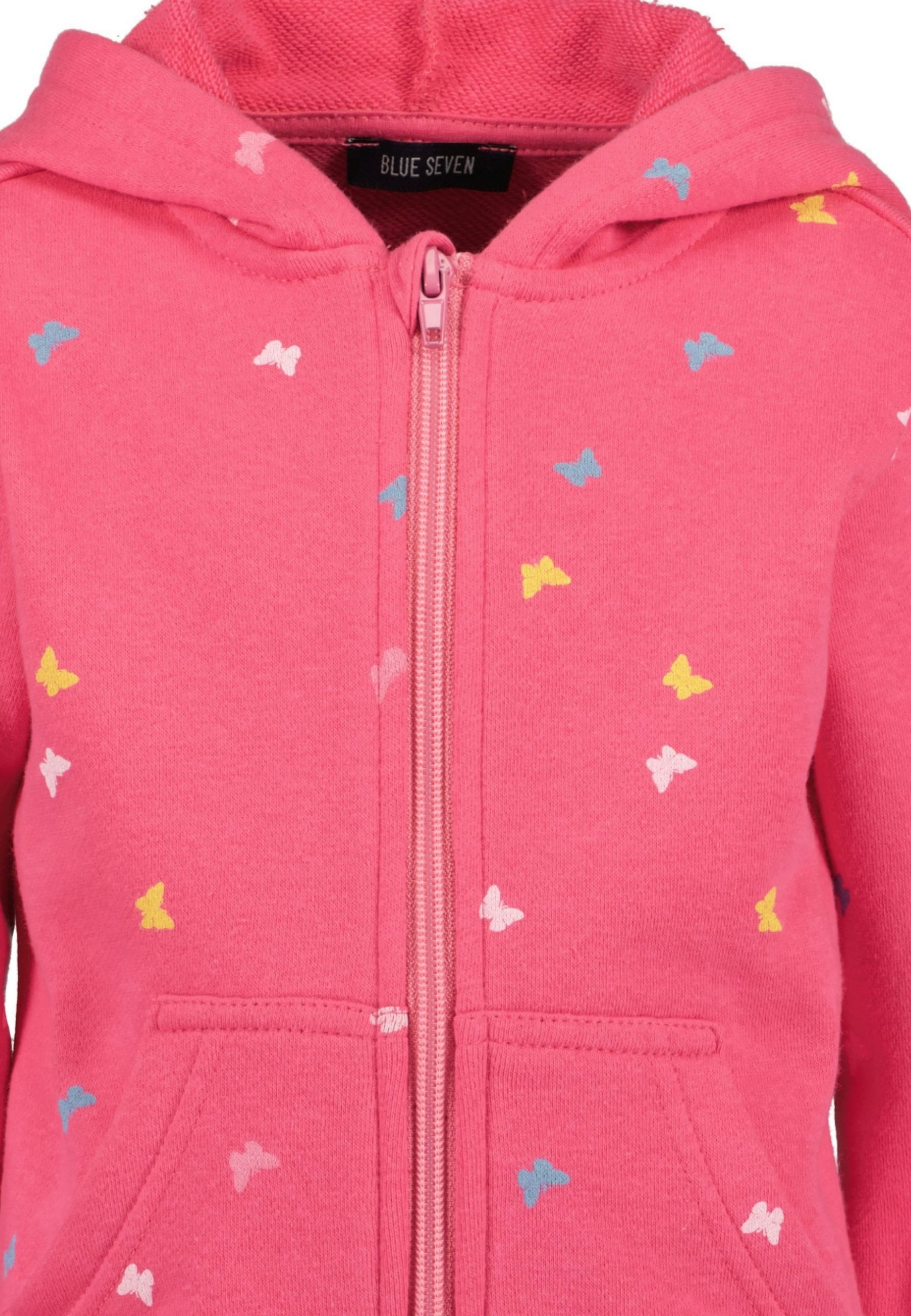 Blue Seven Sweatvest Blue Seven meisjes sweatjack met capuchon lange mouwen kinder hoodie (1-delig)