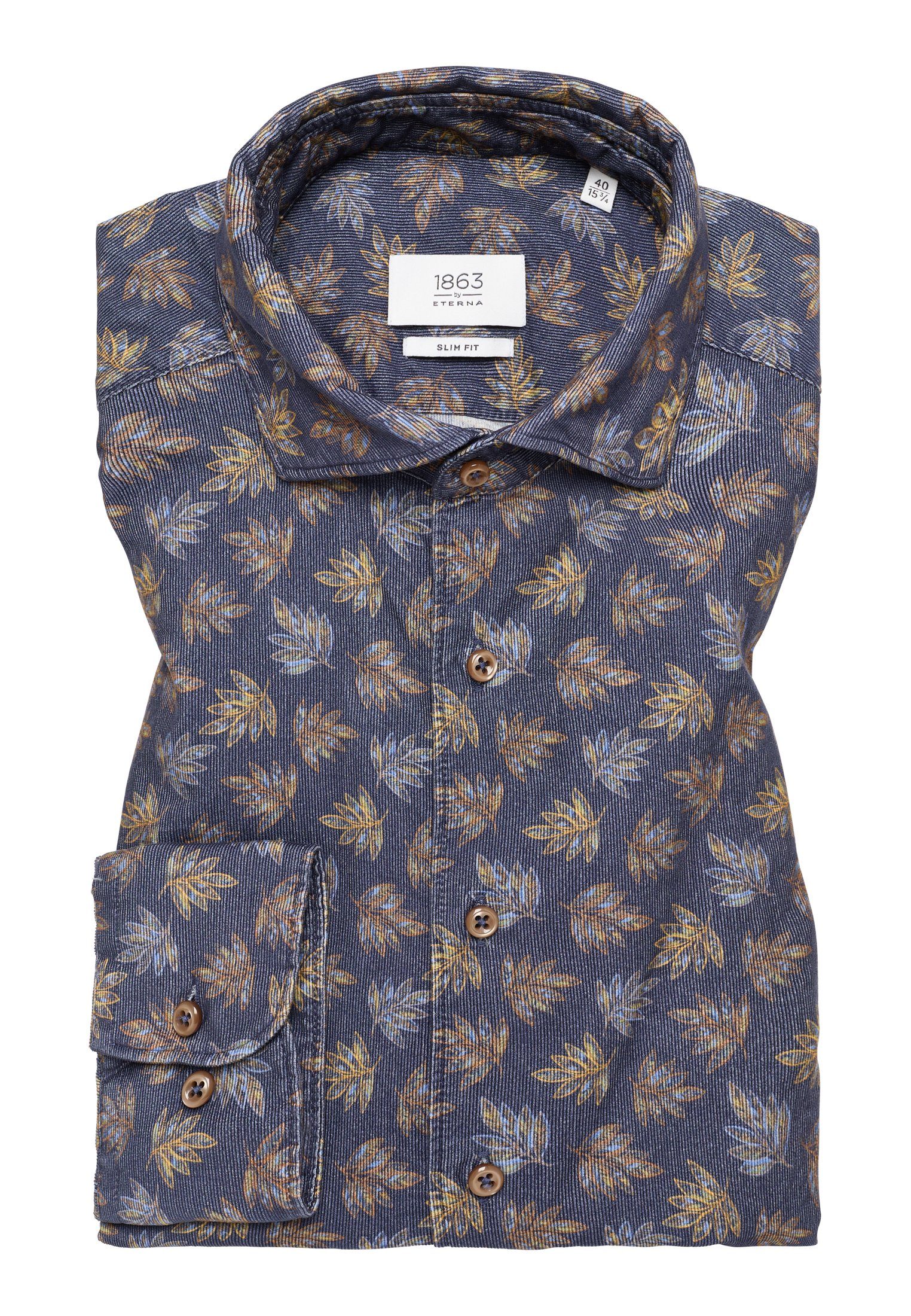 Eterna Overhemd met lange mouwen Slim fit