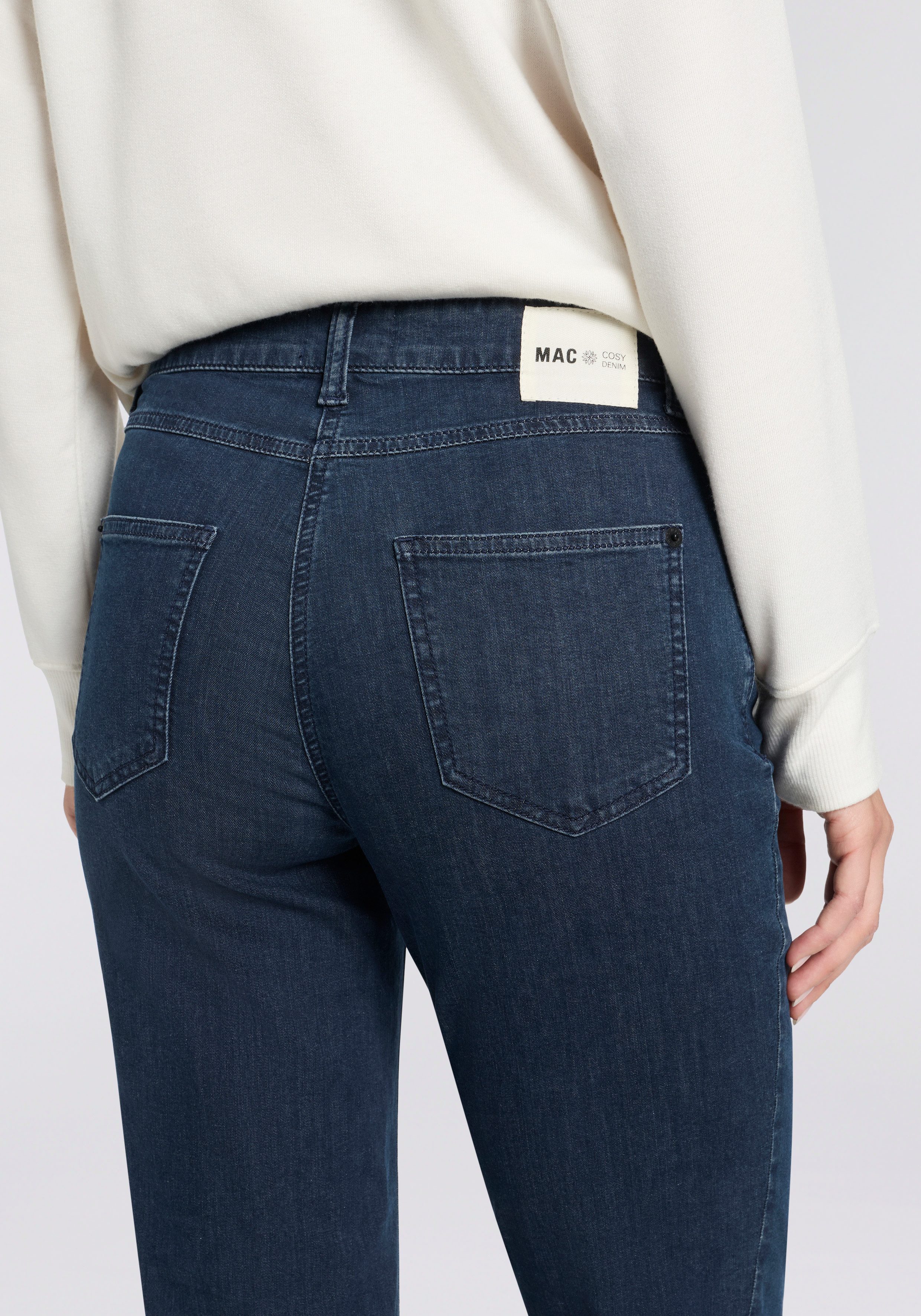 MAC Straight jeans MAC Melanie Sportief naaddetail bij de zakopening