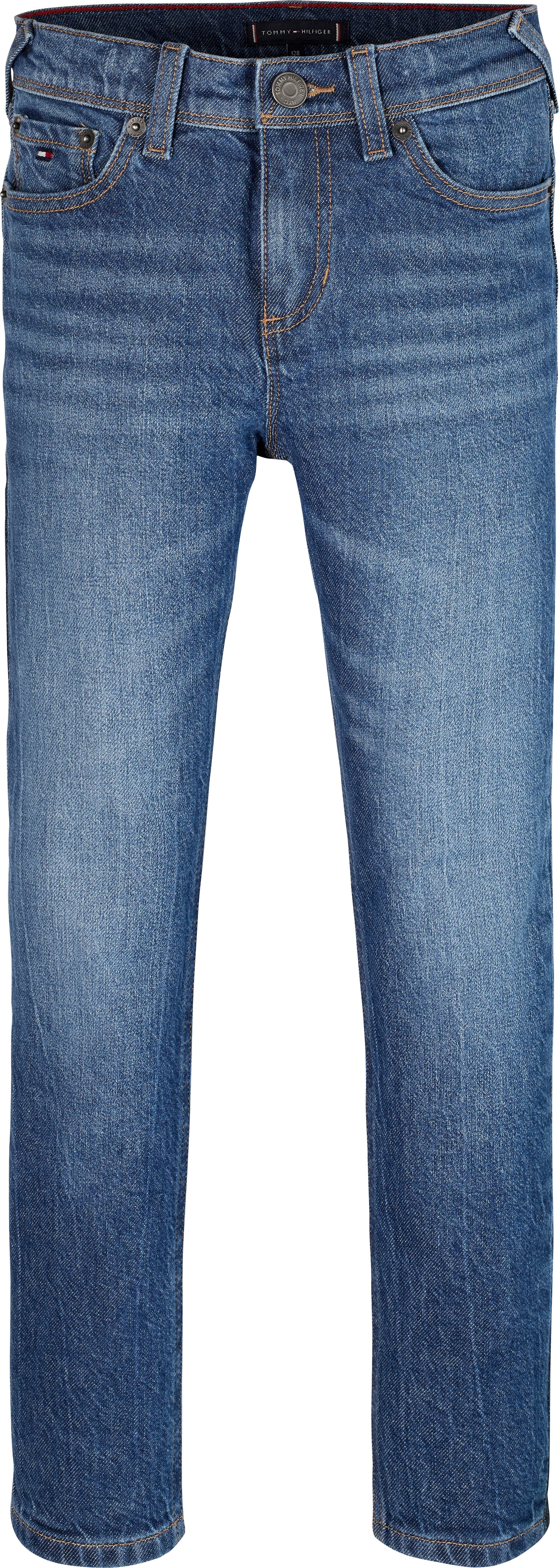 Tommy Hilfiger Straight jeans SCANTON Y met logo-borduursels, badge