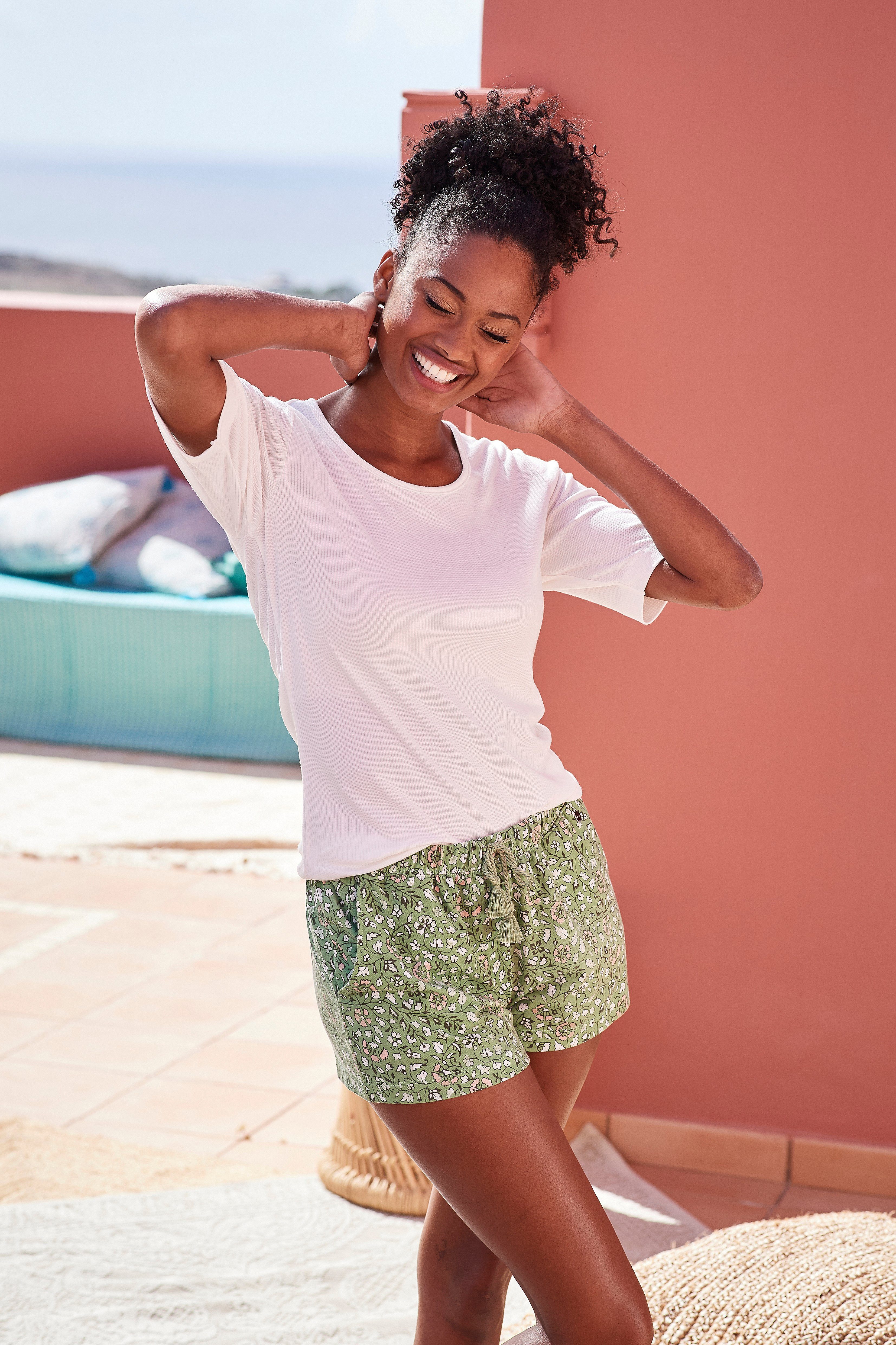 Lascana Pyjama top van ribbreisel