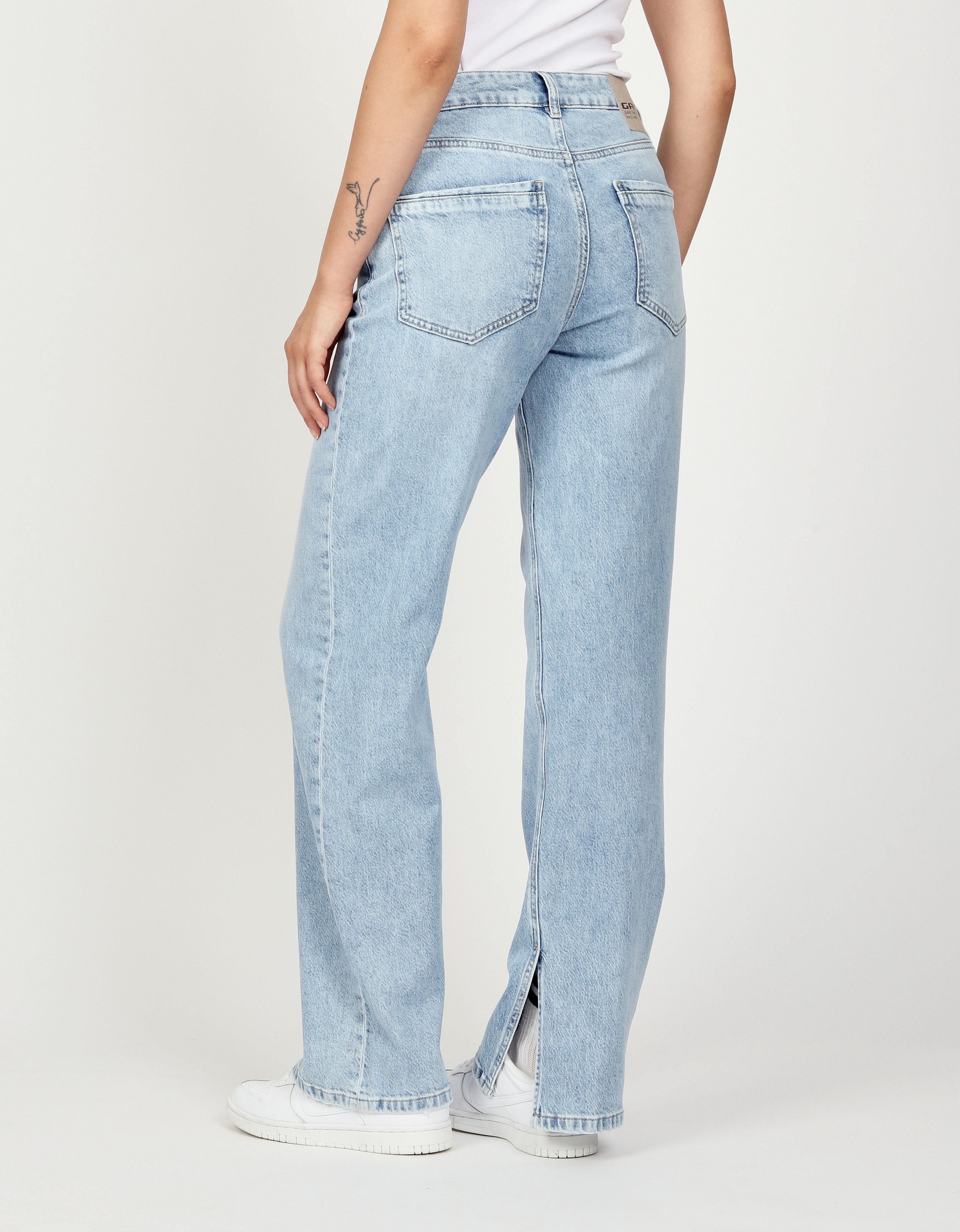 GANG Straight jeans 94JUL SLIT met splitje