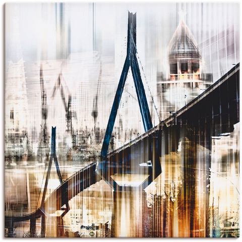 Artland artprint Hamburg Skyline Collage III