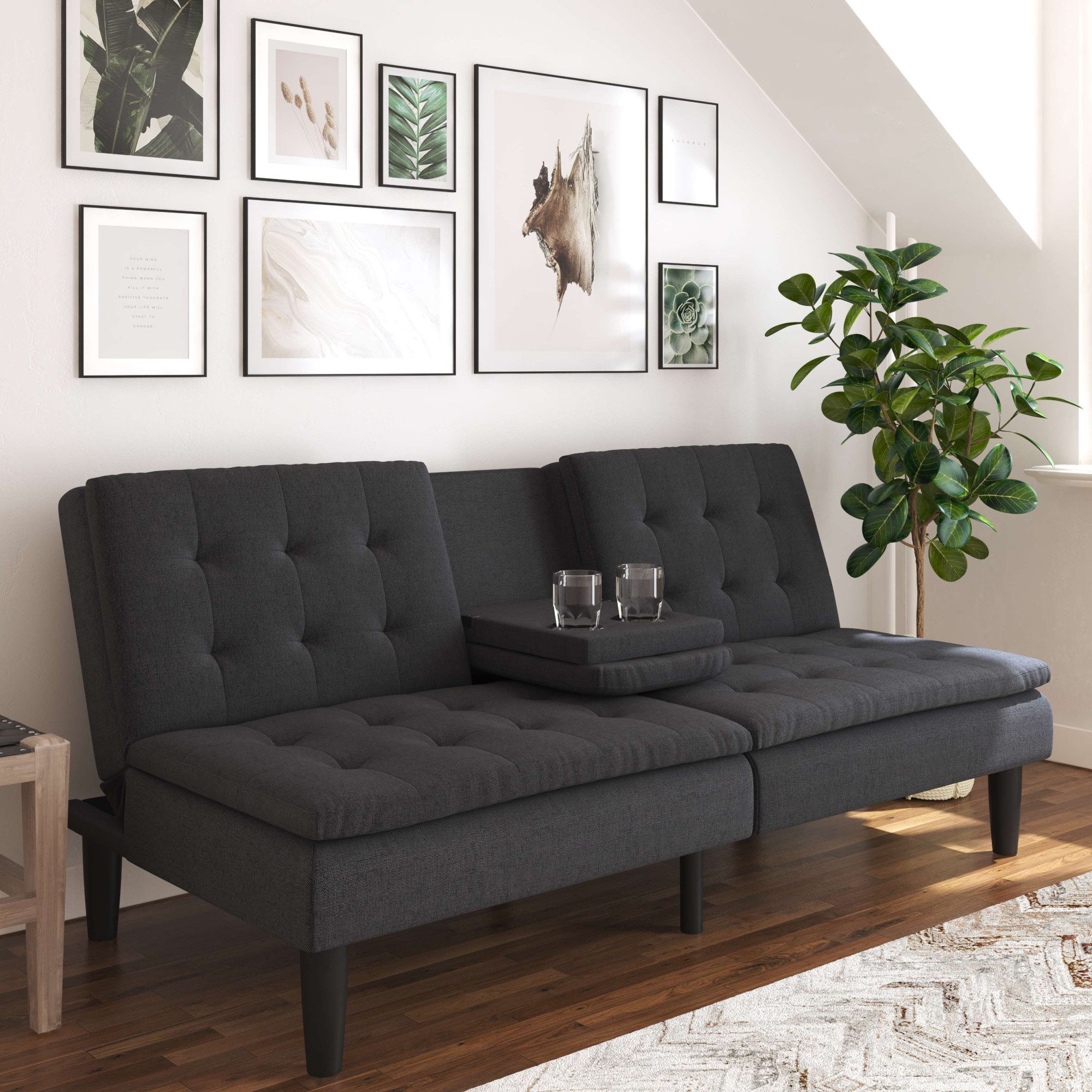 Dorel Home Slaapbank MAINE, bioscoopbank met relax- en slaapfunctie