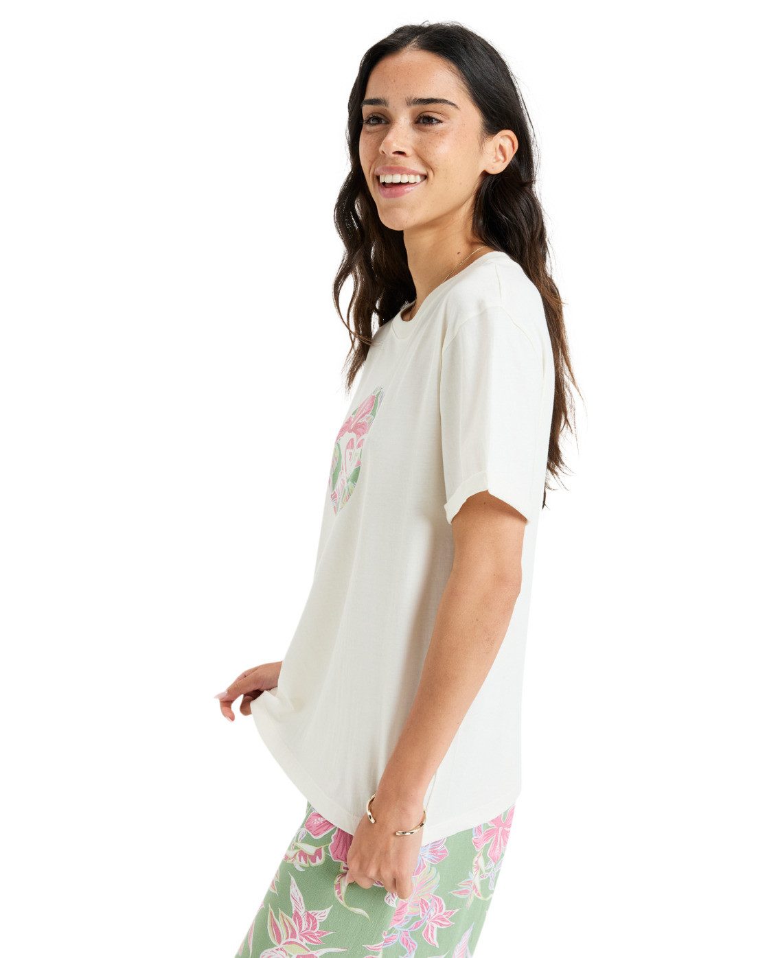 Roxy Shirttop Oceanregular Round Hibiscus