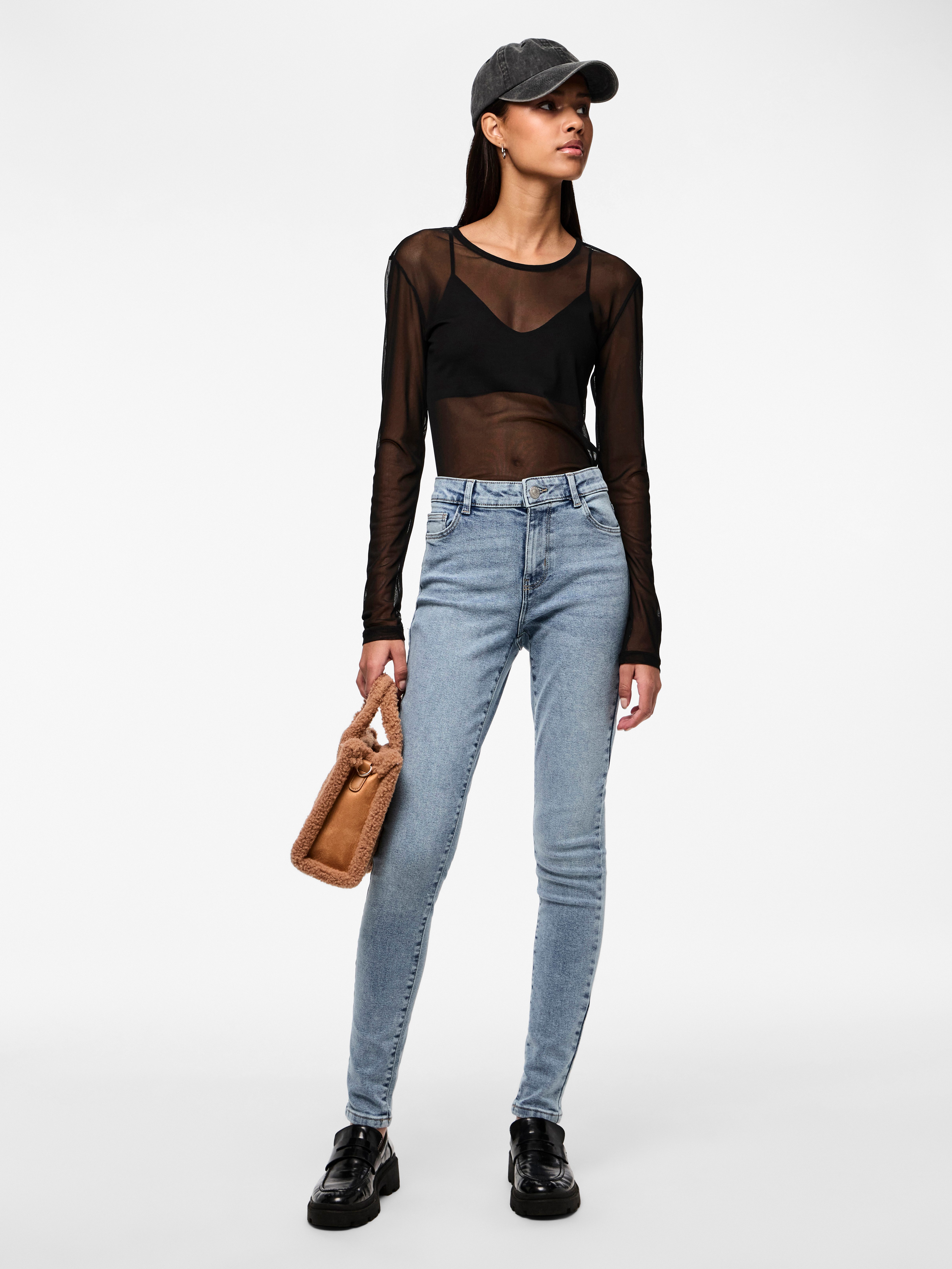 pieces Skinny fit jeans PCDANA MW SKINNY JEANS LB302 NOOS BC