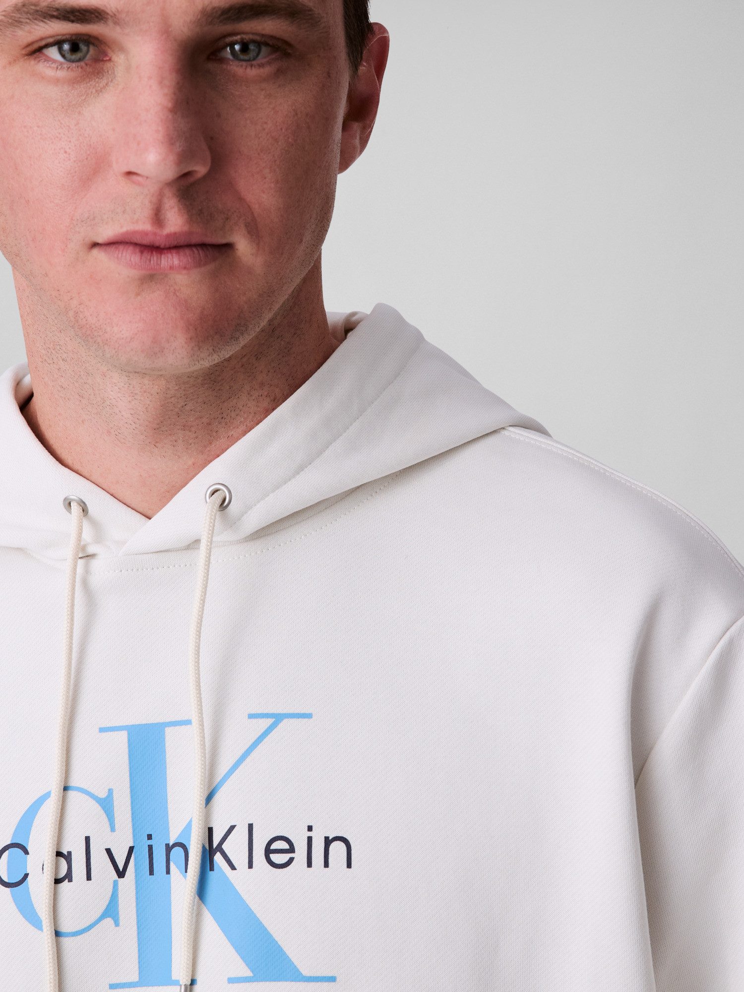Calvin Klein Hoodie 400GSM TERRY MONOLOGO HOODIE