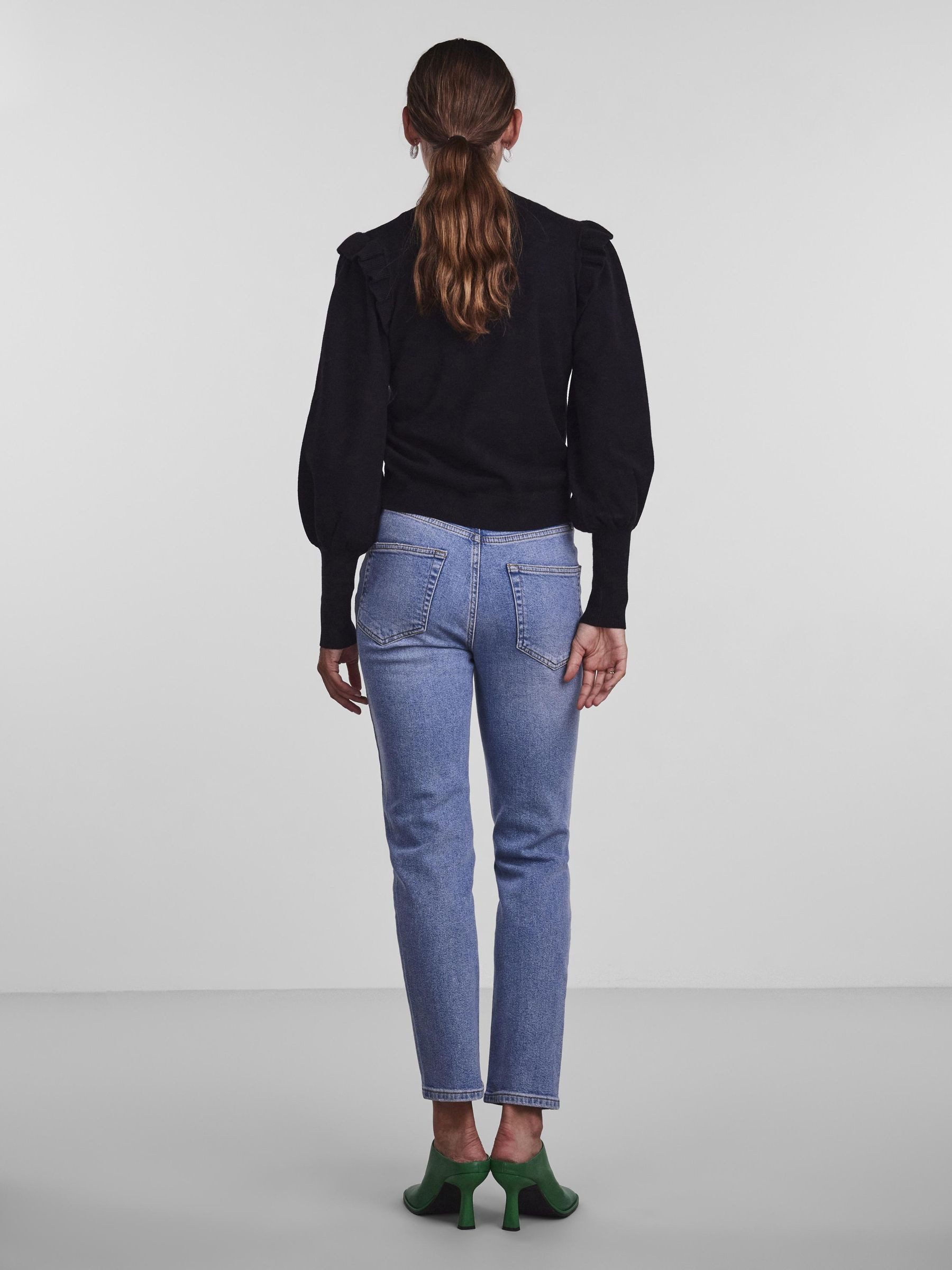 Y.A.S Trui met staande kraag YASJUM LS KNIT PULLOVER S. NOOS