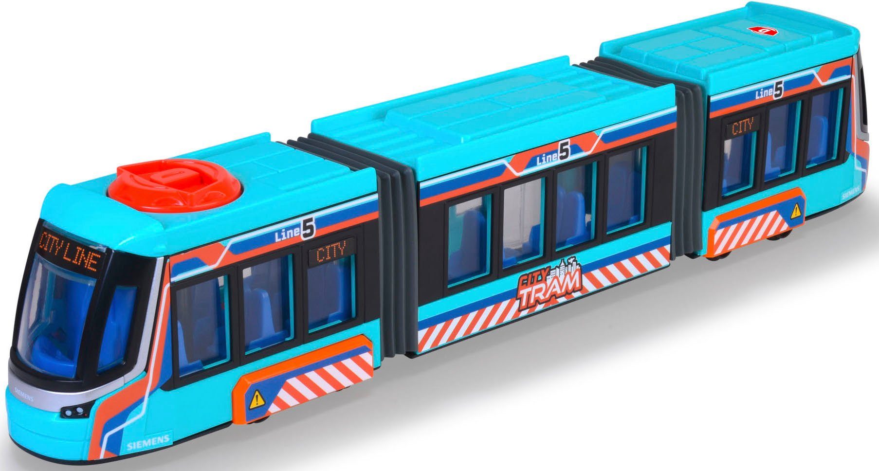 Dickie Toys Speelgoedtram Siemens City Tram