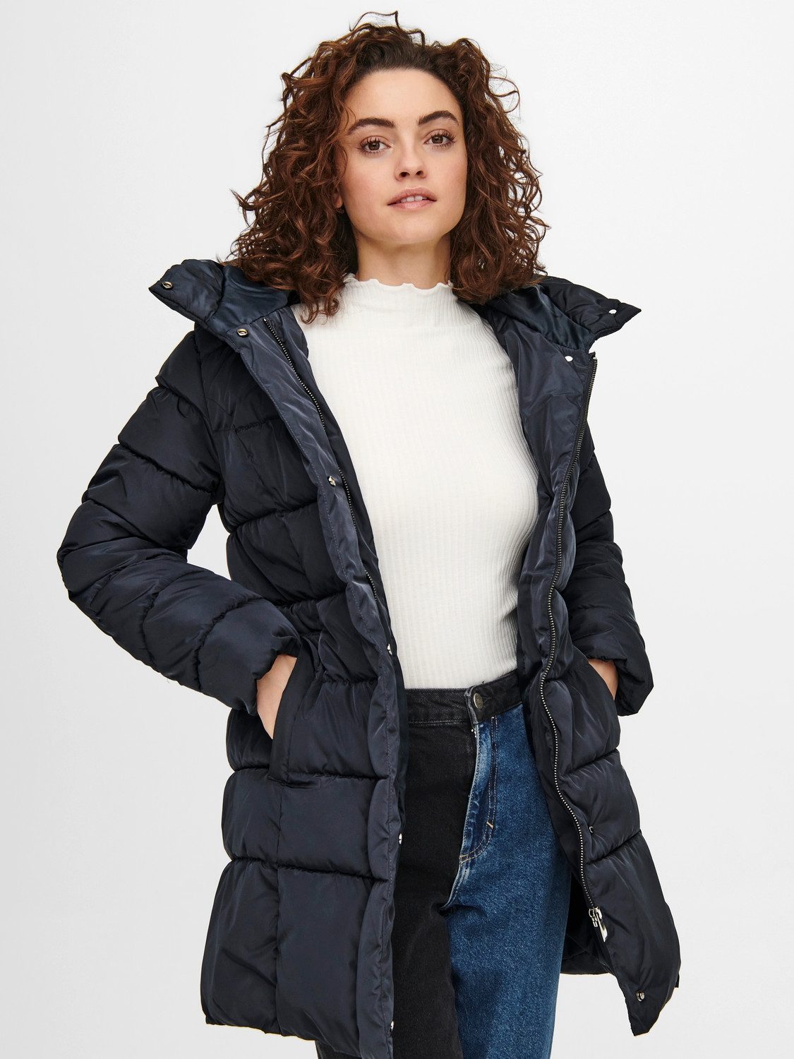 Only Gewatteerde jas ONLNEWLINA PUFFER COAT CC OTW