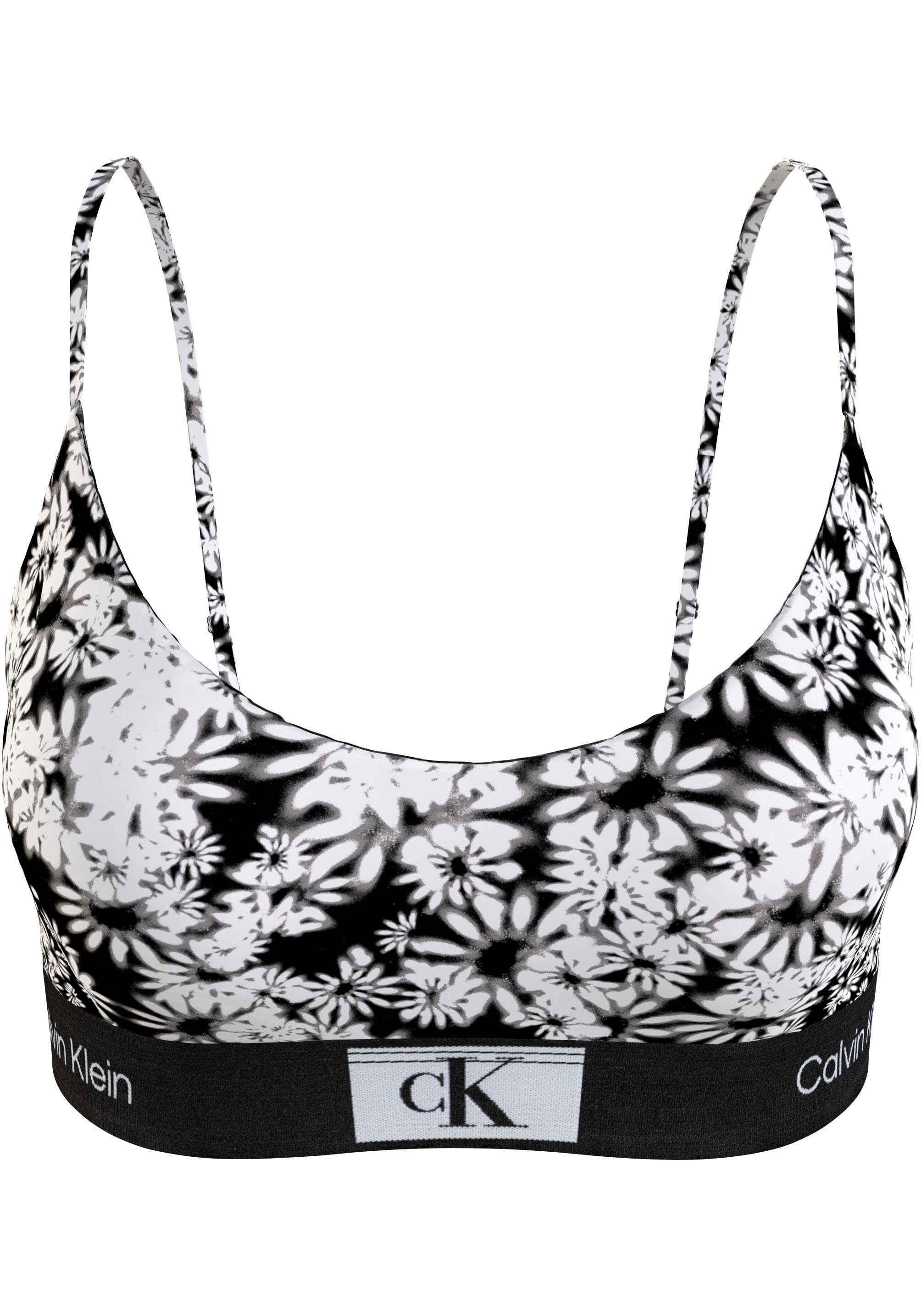 Calvin Klein Bralette UNLINED BRALETTE met klassieke tailleband met ck logo