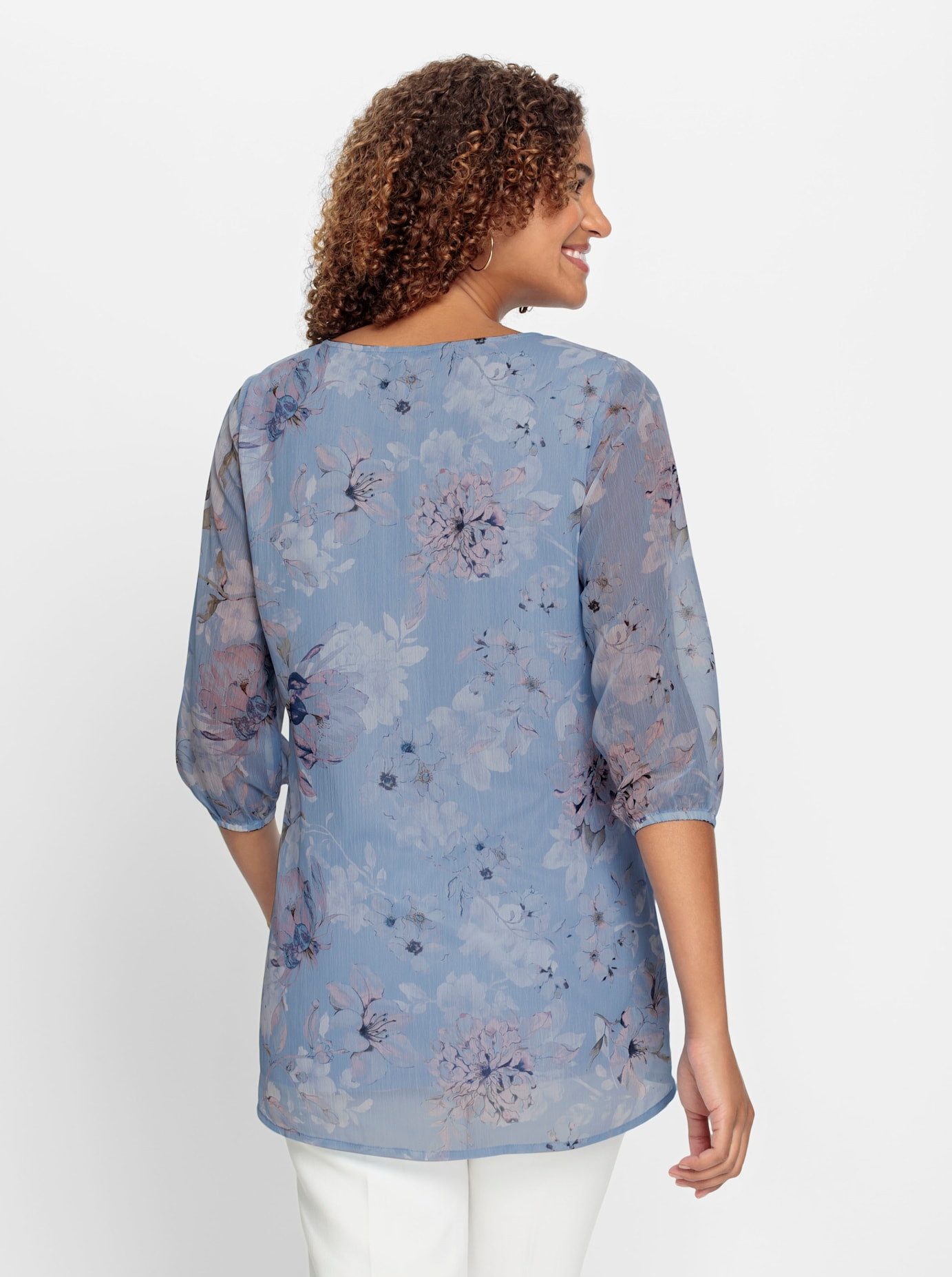 Lady Gedessineerde blouse