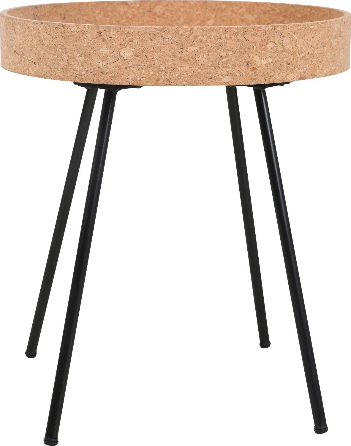 Home affaire Bijzettafel Tafelbladen van kurk (set, 2 stuks)