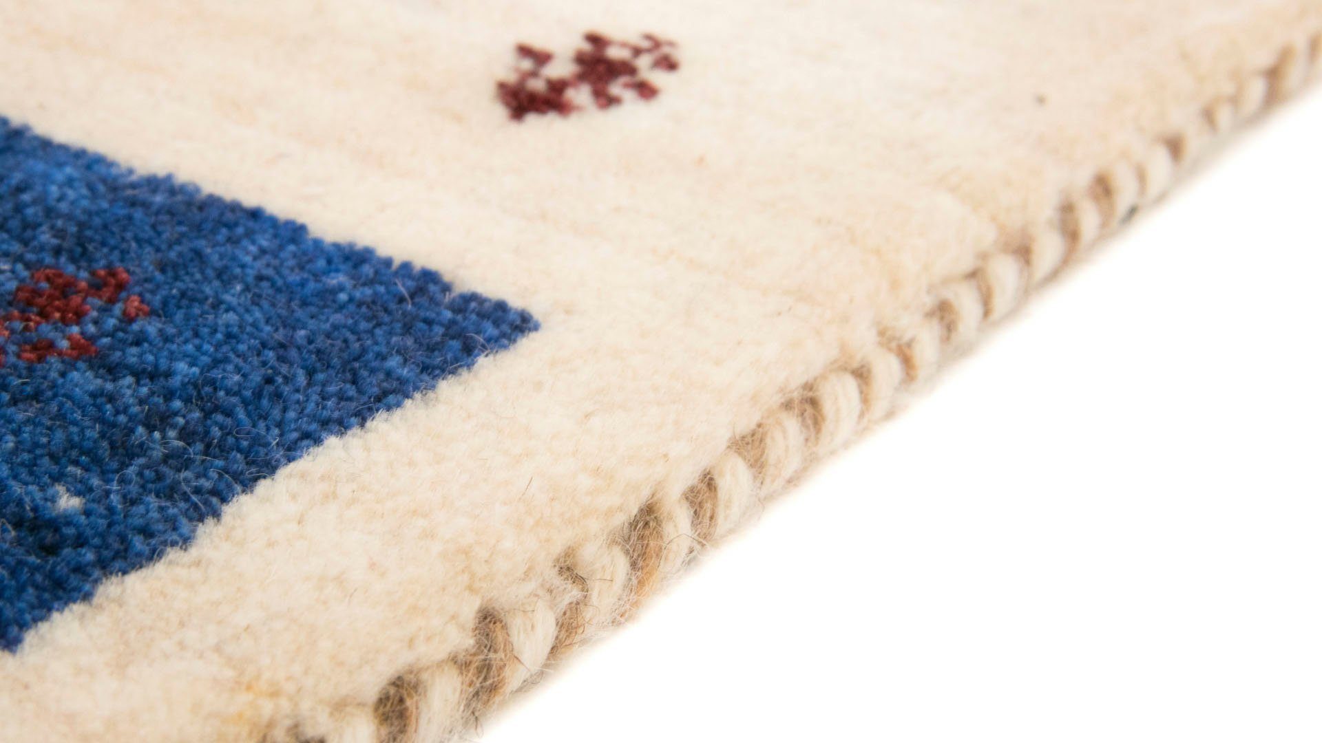 carpetfine Wollen kleed Gabbeh Soni zuivere wol, zeer zachte pool, woonkamer