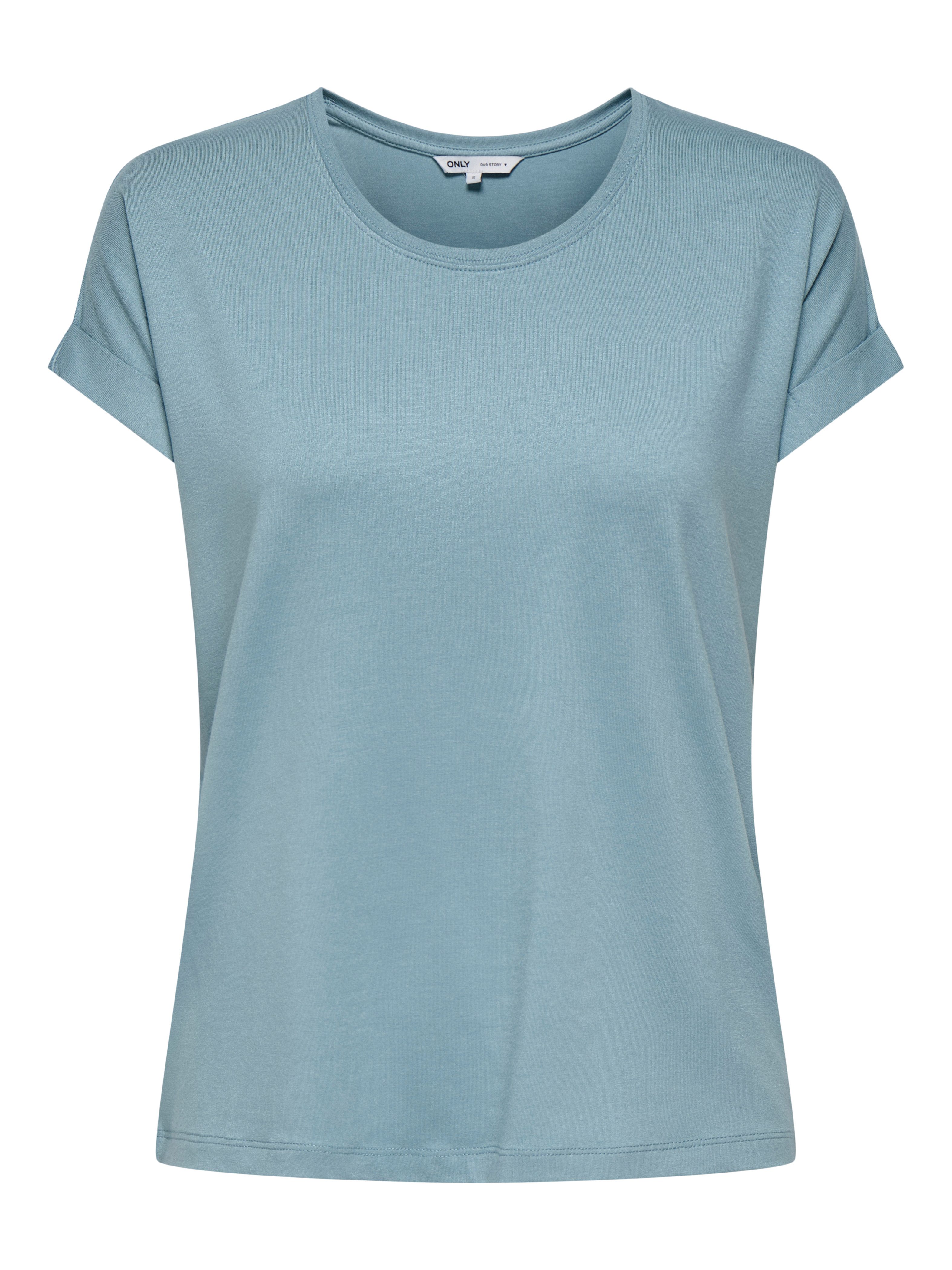 Only T-shirt ONLMOSTER – Shirt met korte mouwen en omslag en klassieke look