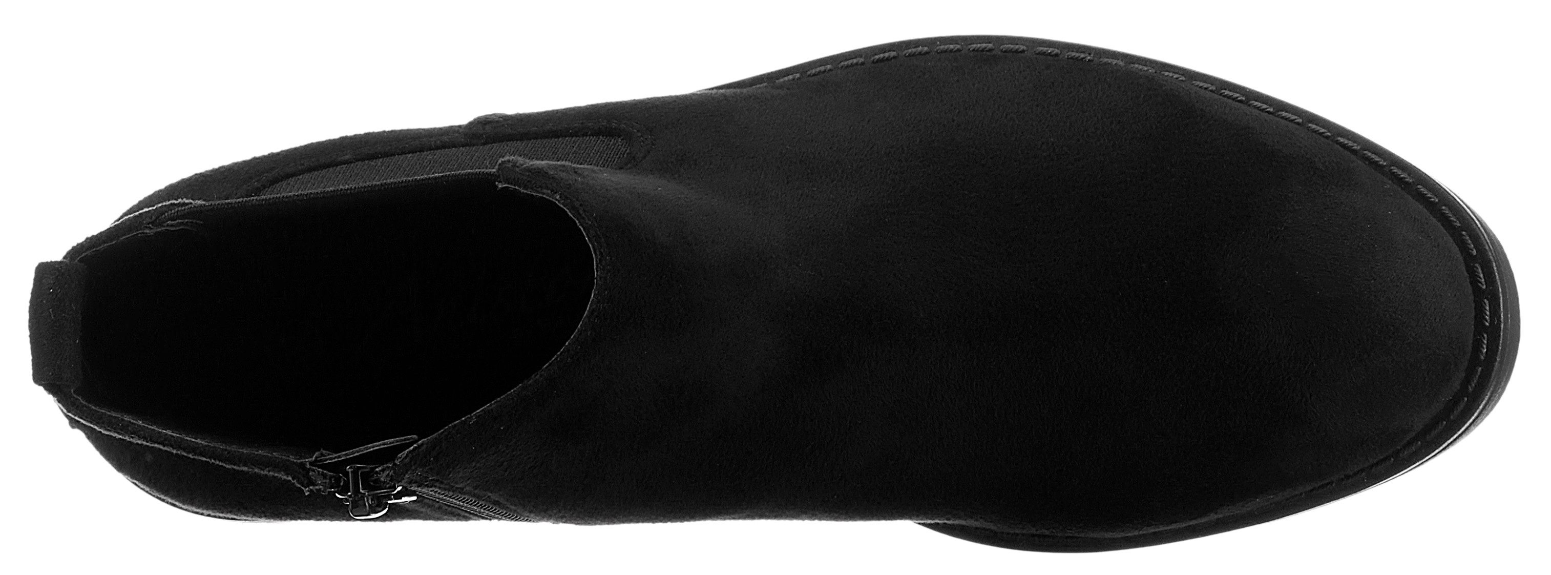 Aniston SHOES Chelsea-boots ankle boot, block heel, with wide stretch - new collection