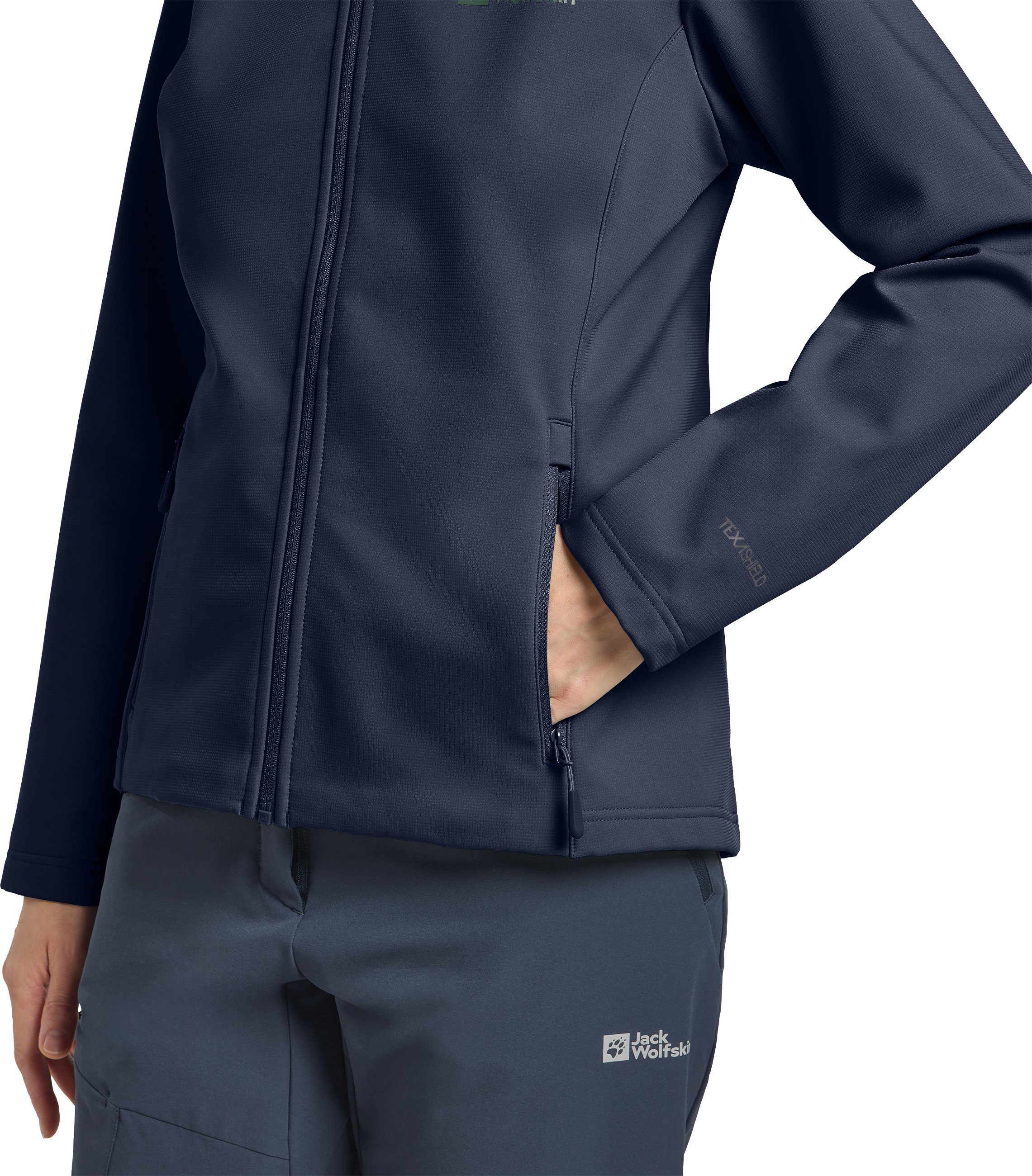 Jack Wolfskin Functioneel jack BORNBERG HOODY W