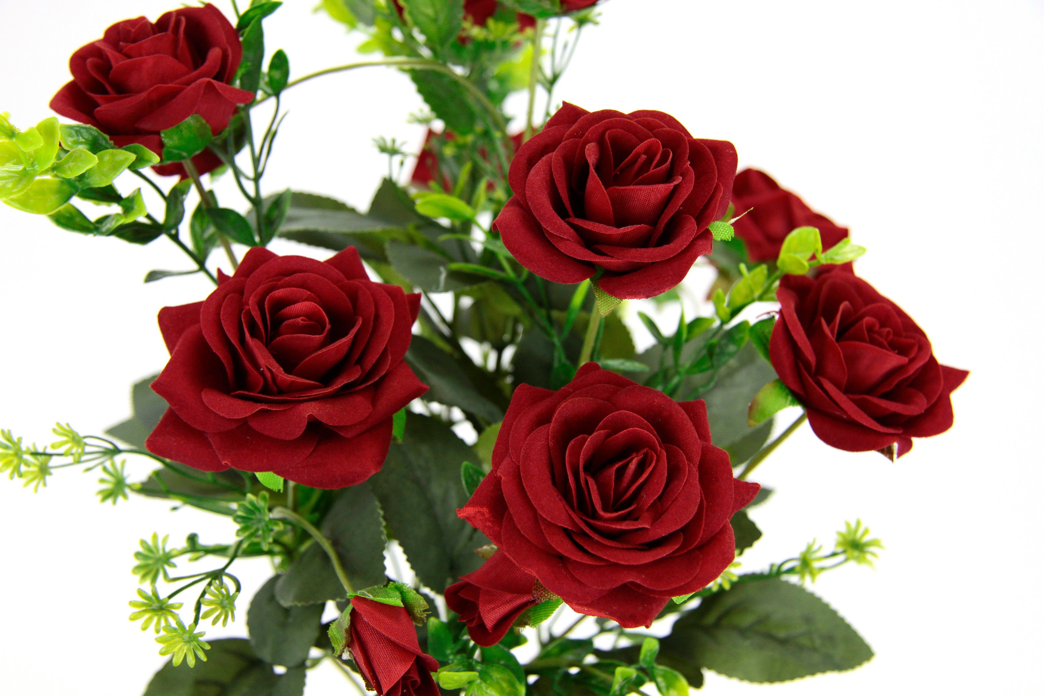 I.GE.A. Boeket kunstbloemen Wilde rozen (2 stuks)