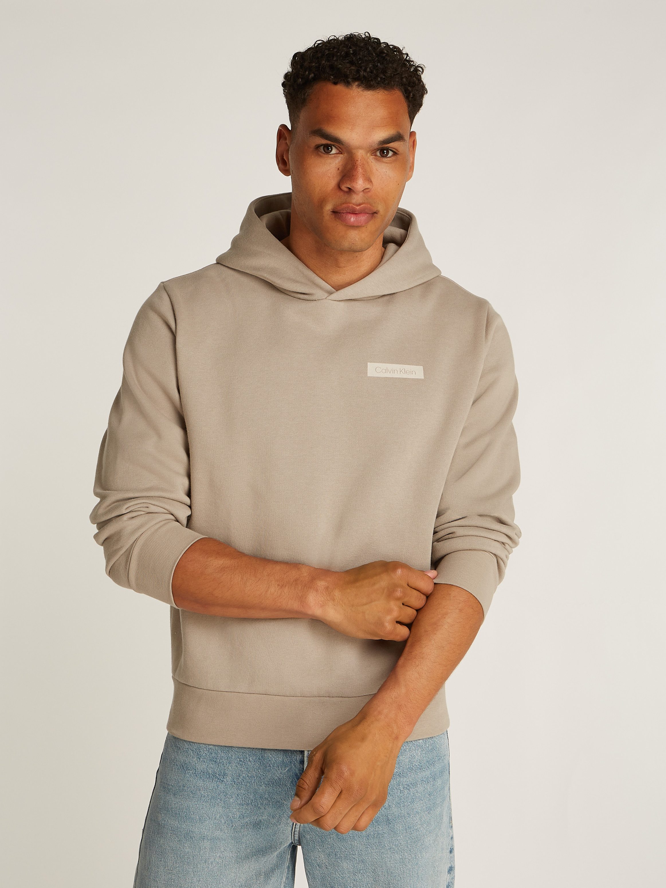 Calvin Klein Sweatshirt STACKED COLOR BLOCK BACK HOODIE